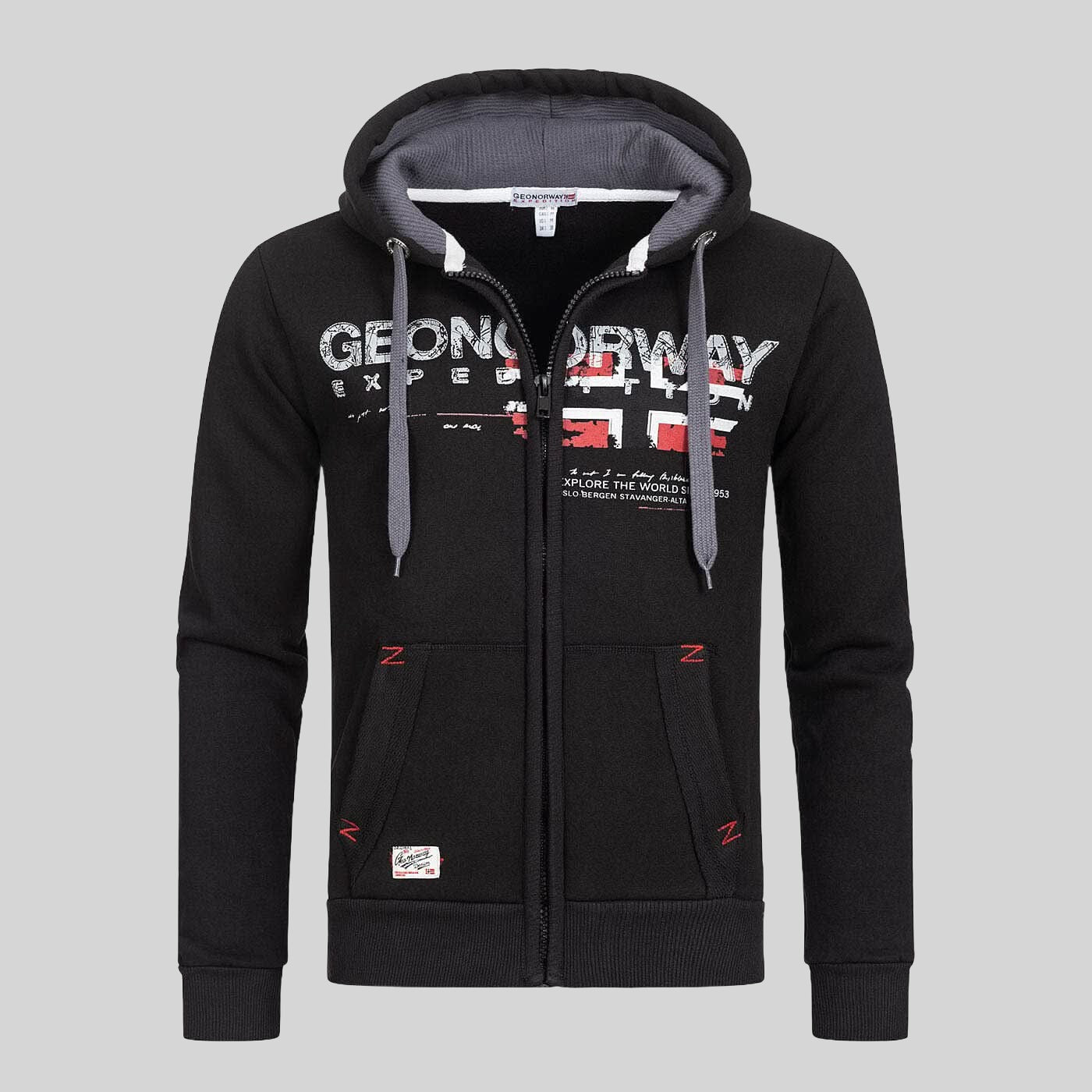 geographical-norway-gisland-hoodie-herren-schwarz-kapuze image 3