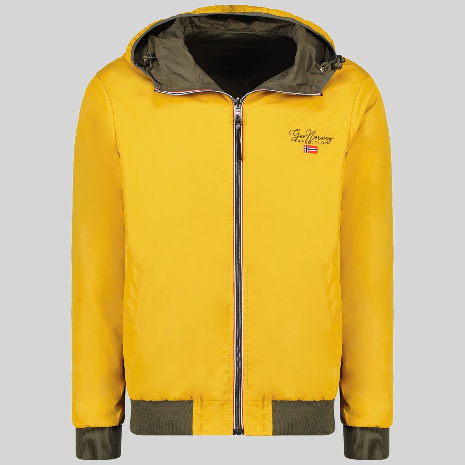 geographical-norway-arrivial-herren-wendejacke-kaki-leicht image 3