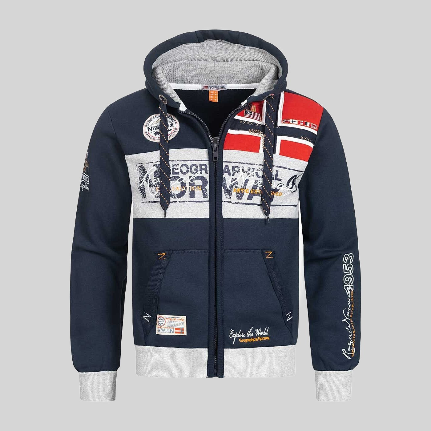 geographical-norway-flyer-hoodie-herren-schwarz-m-rei-verschluss image 8