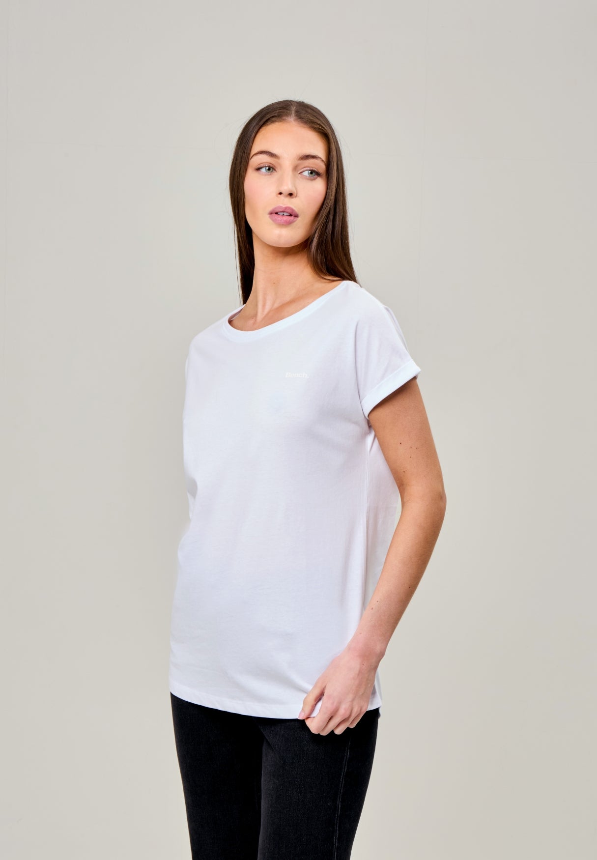 bench-lyrae-damen-t-shirt-white-baumwolle image 4