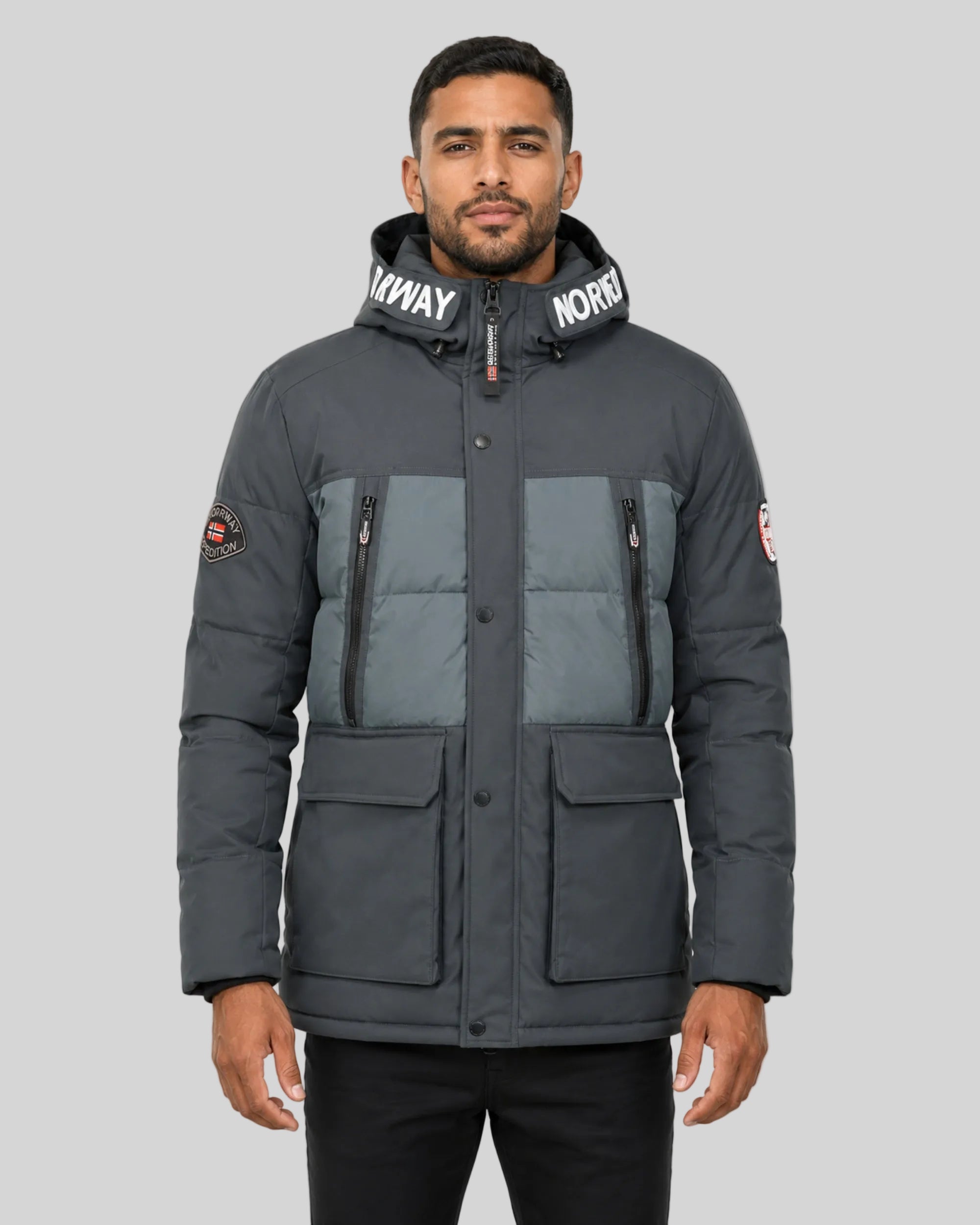 geographical-norway-alegrou-parka-herren-schwarz-mit-kapuze image 7