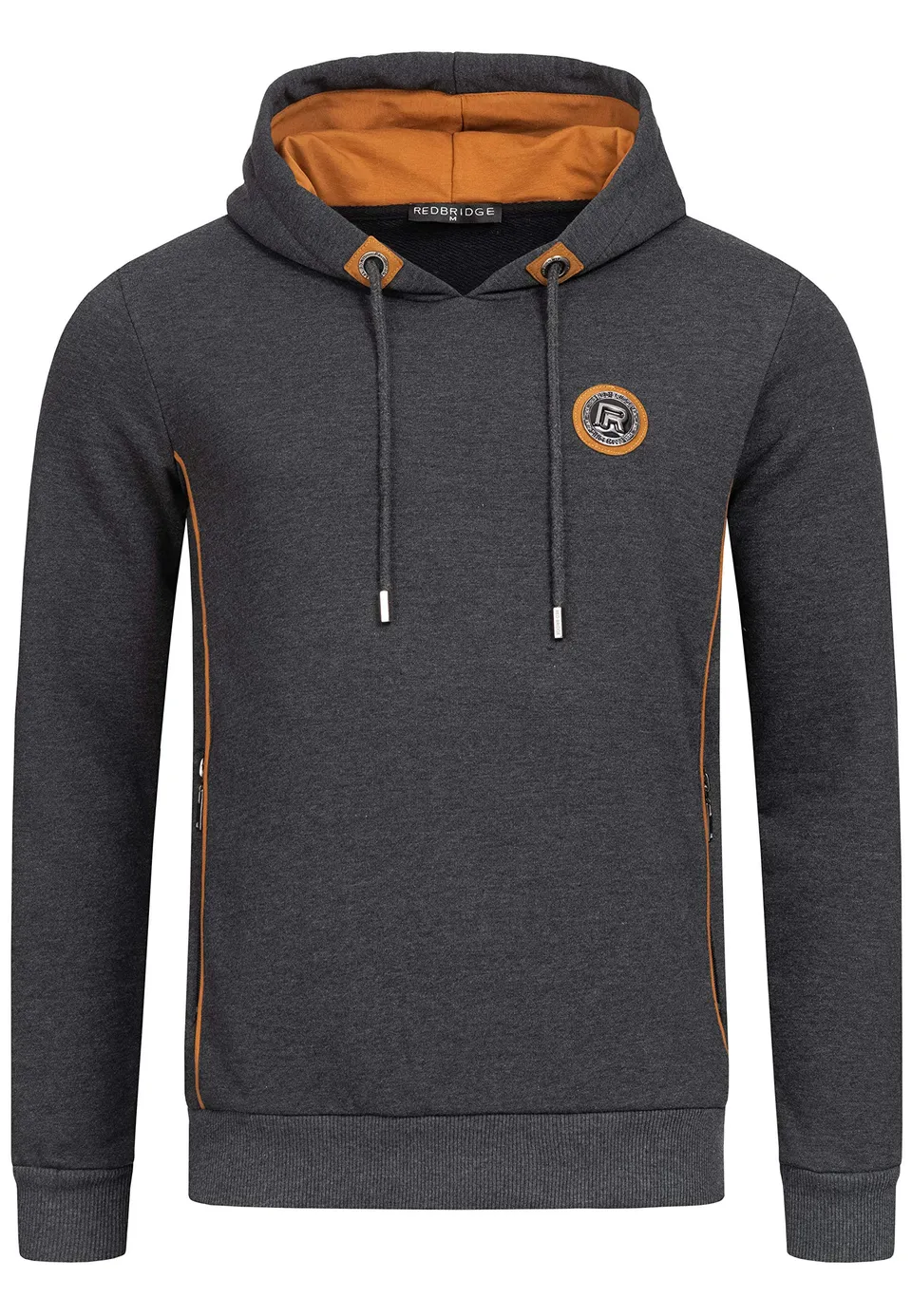 redbridge-contrast-line-hoodie-herren-mit-kapuze-regular-fit-schwarz image 1