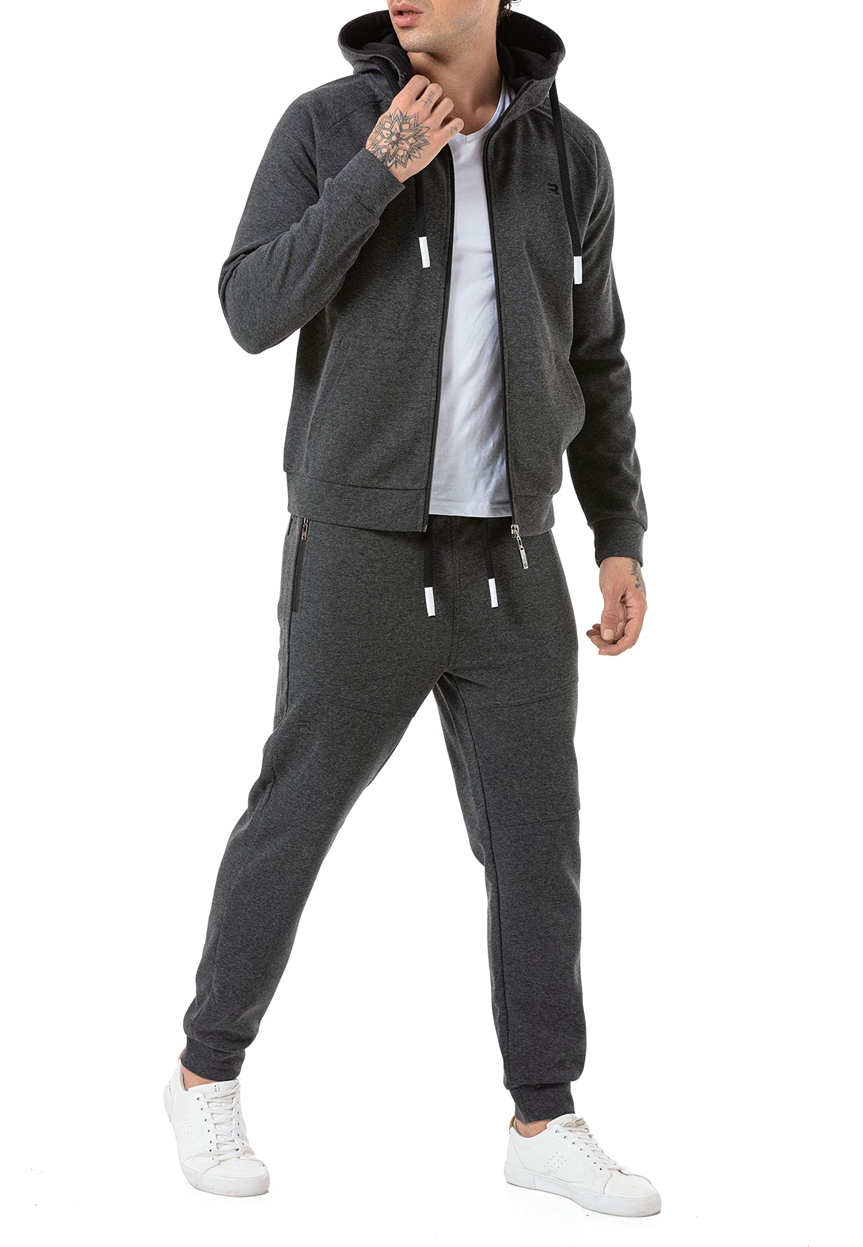 redbridge-jogginganzug-herren-2-teilig-sweatjacke-jogger-grau image 6