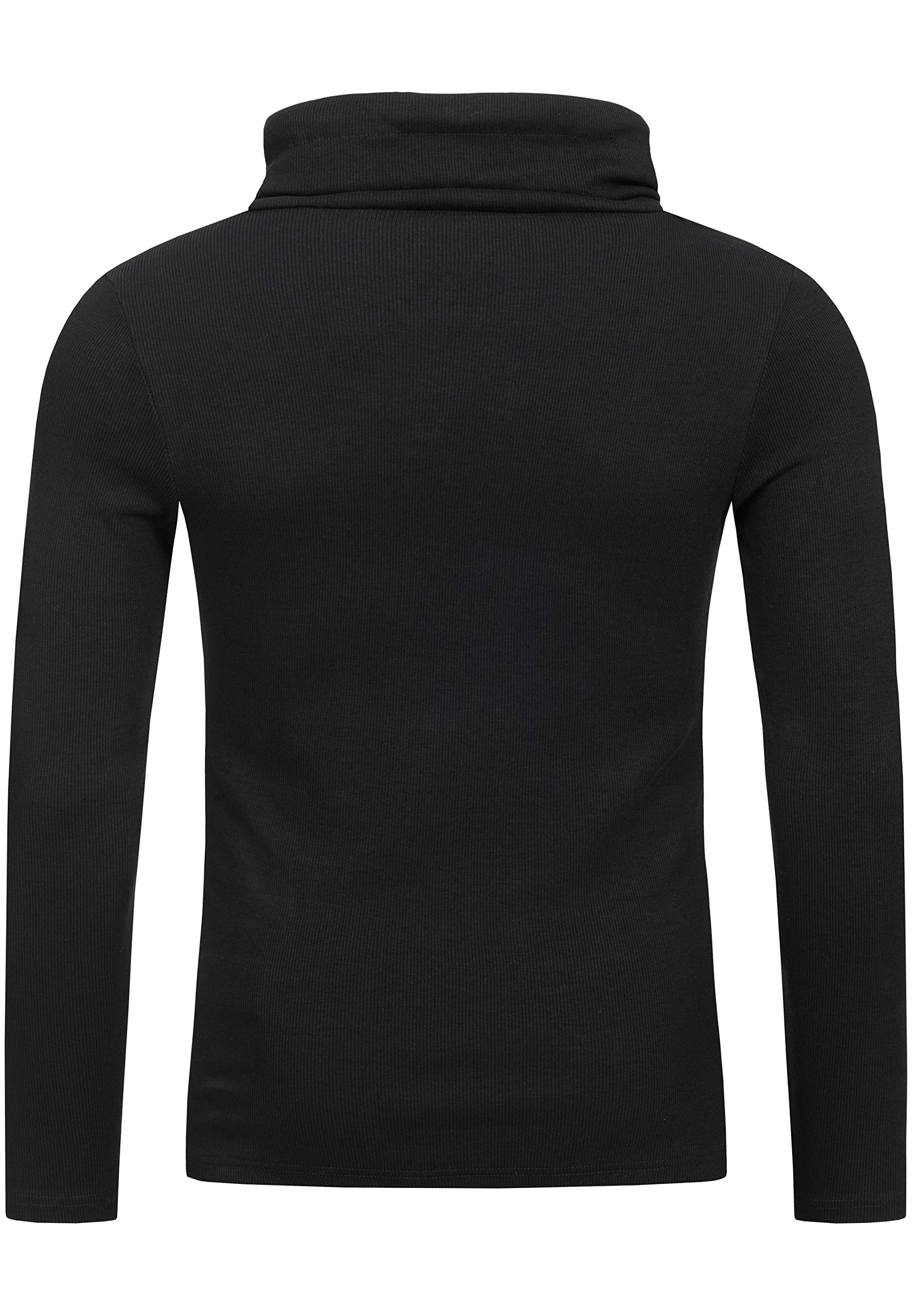 redbridge-high-collar-pullover-herren-slim-fit-hoher-kragen-baumwolle image 2