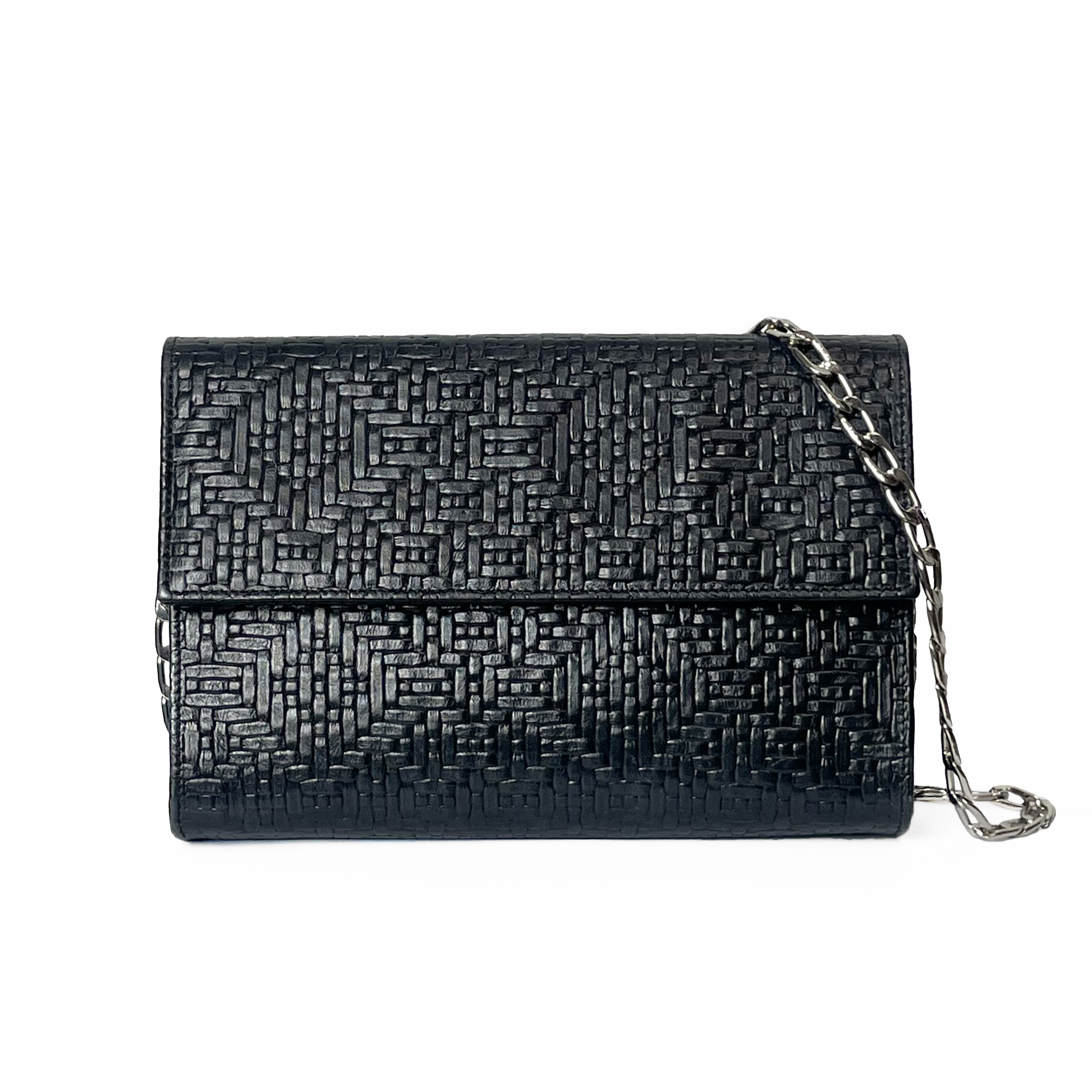 mariusz-przybylski-czarna-sk-rzana-torebka-damen-handtasche-schwarz-l image 1