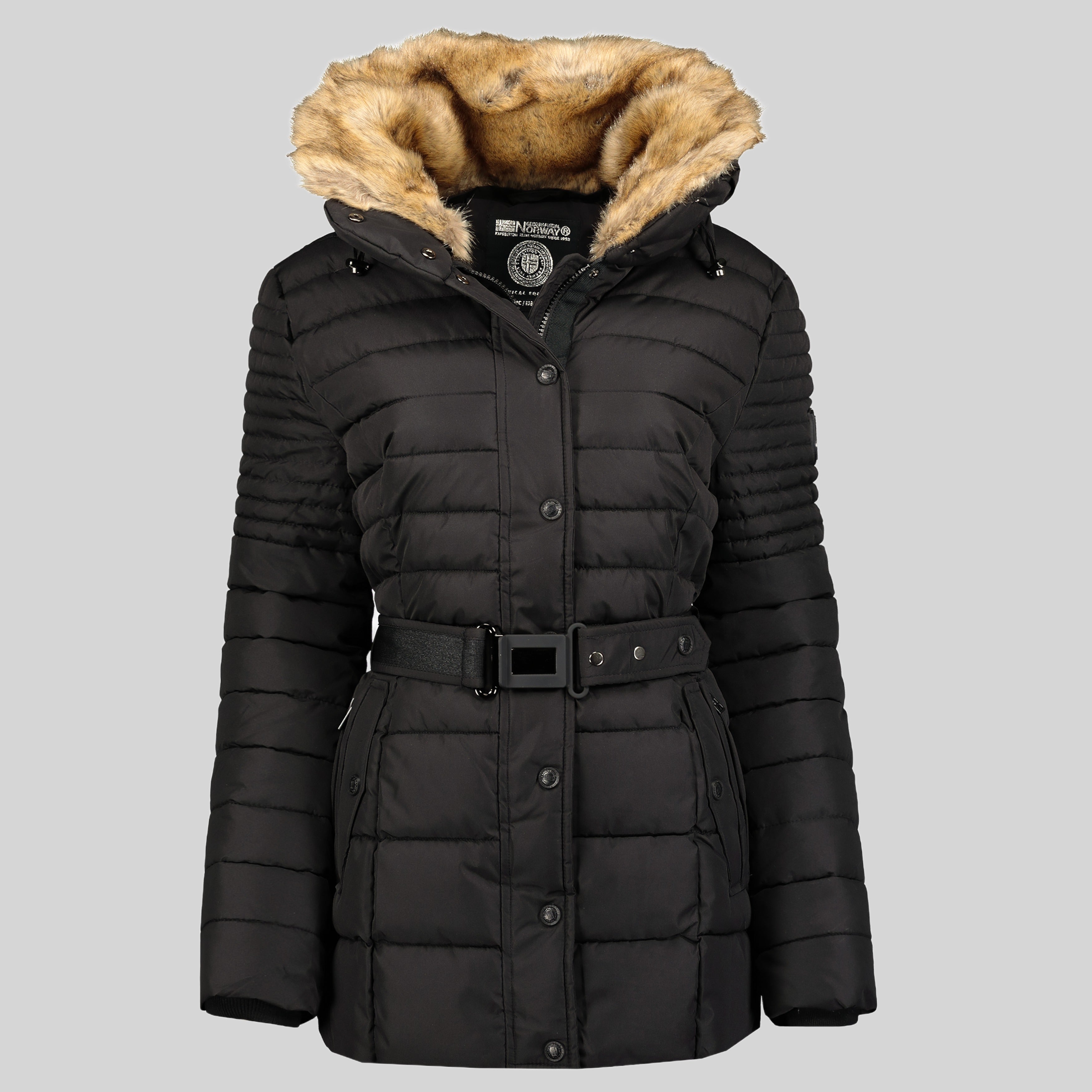 geographical-norway-bellena-damen-parka-winter-schwarz image 3