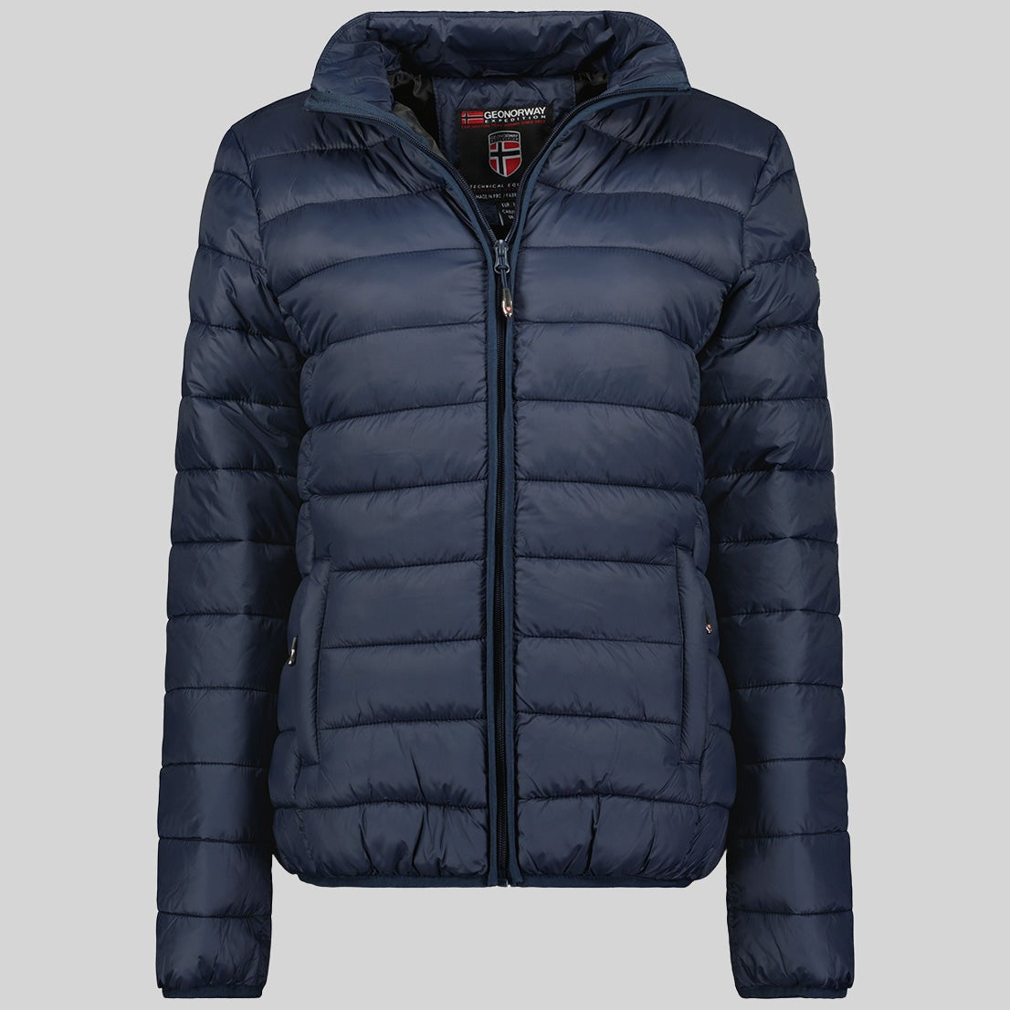 geographical-norway-areca-daunenjacke-damen-marineblau-winter image 1
