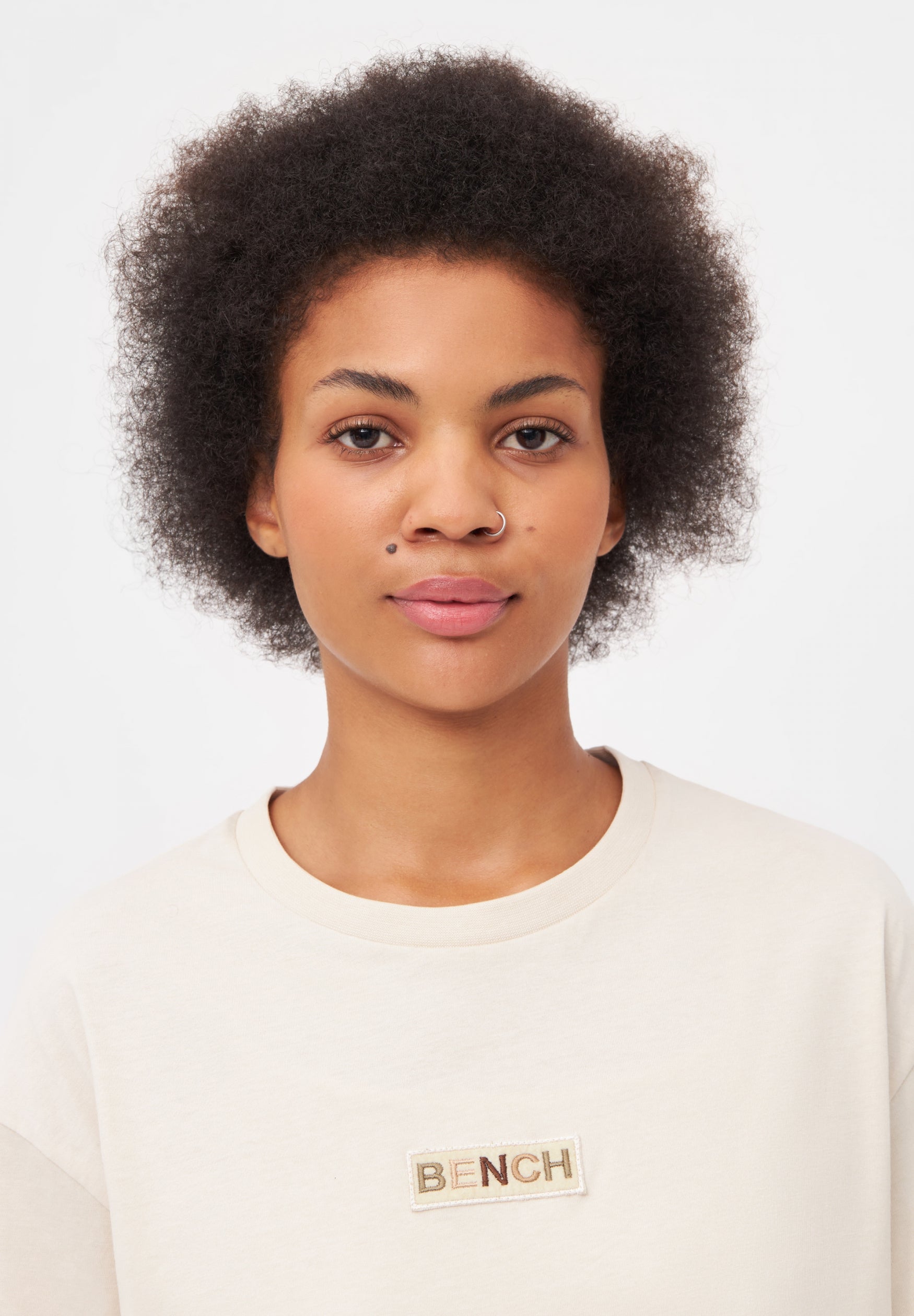 bench-kiku-t-shirt-damen-blush-baumwolle-regular-fit image 8