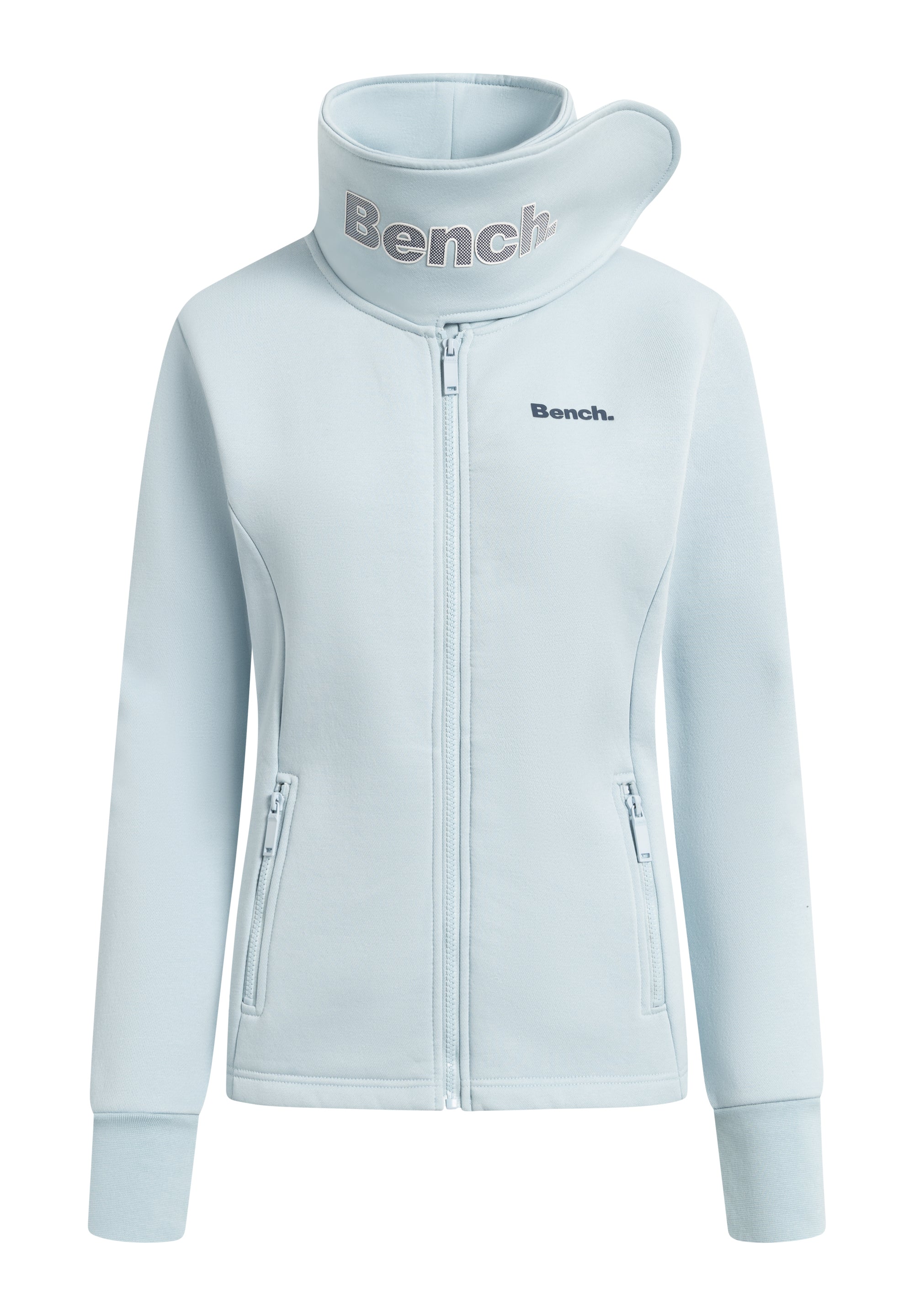 bench-haylo-sweatjacke-damen-black-slim-fit image 8