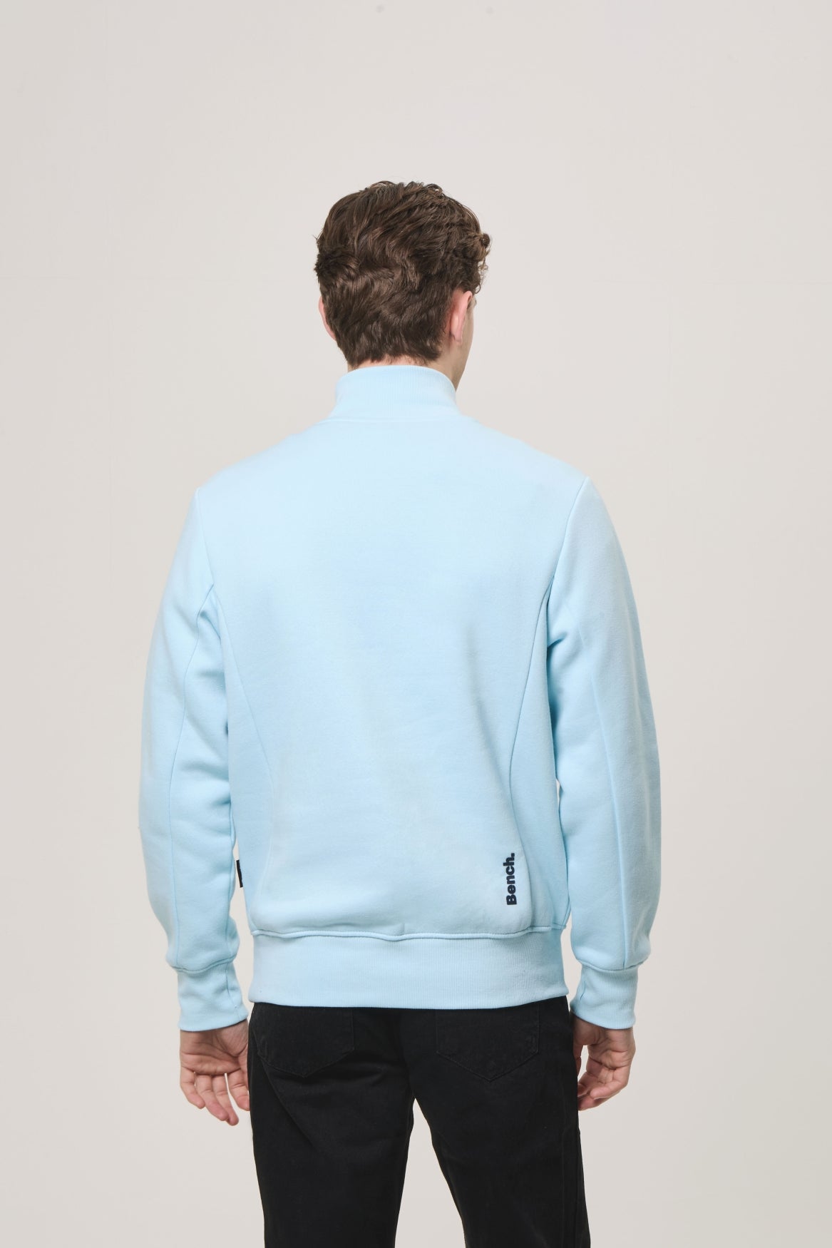 bench-plinth-sweatshirt-herren-ice-slim-fit-viertelzip image 3