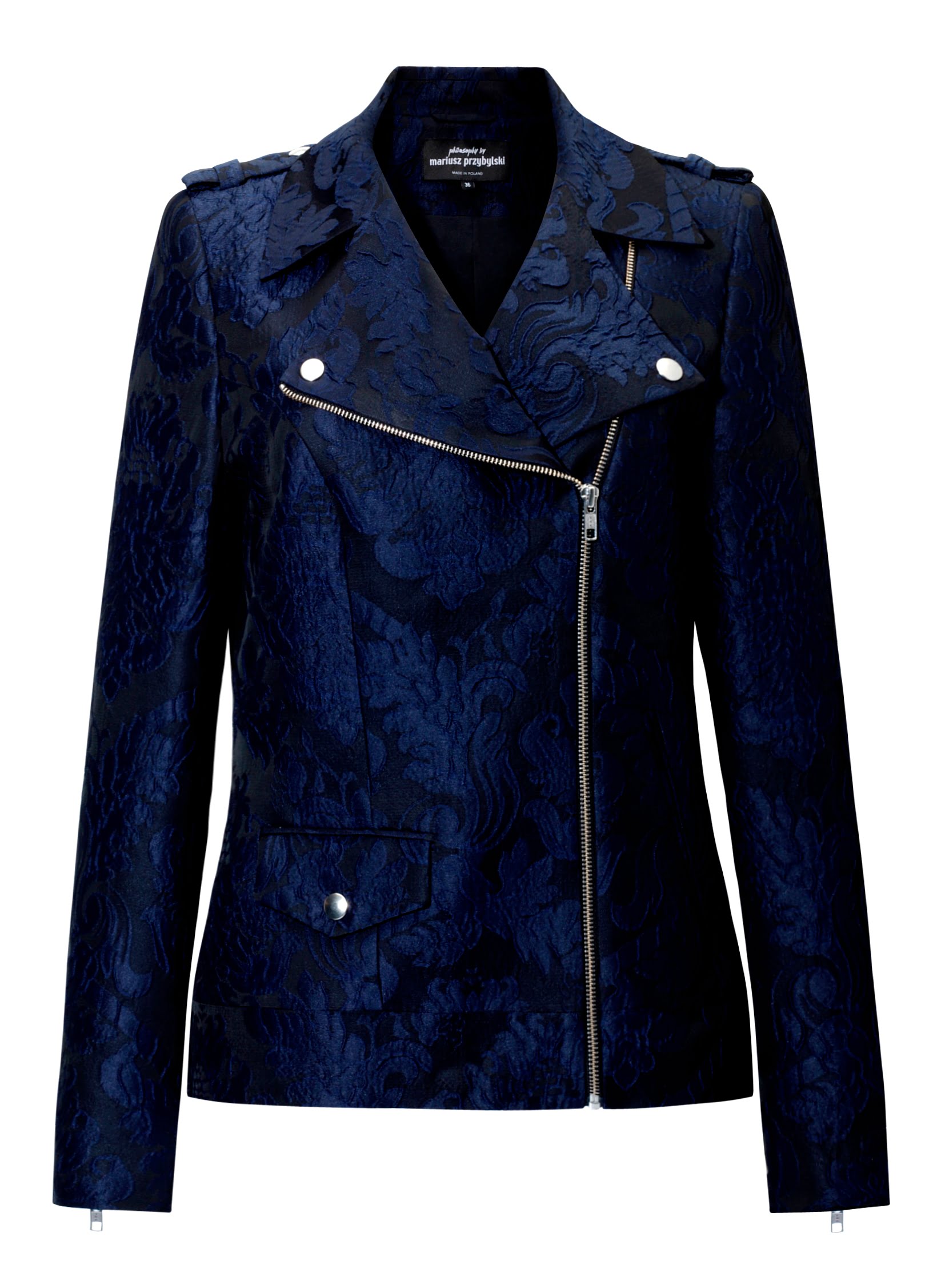 mariusz-przybylski-kurtki-jacquard-bikerjacke-ramoneska image 1