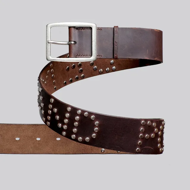 milk-of-lime-poetry-belt-g-rtel-braun-made-to-order image 1