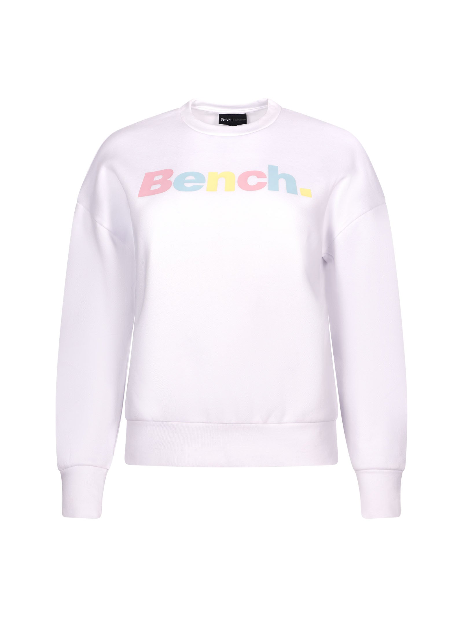 bench-kaufa-sweatshirt-damen-regular-fit-rundhals-in-wei-navy-oder-light-sage image 1