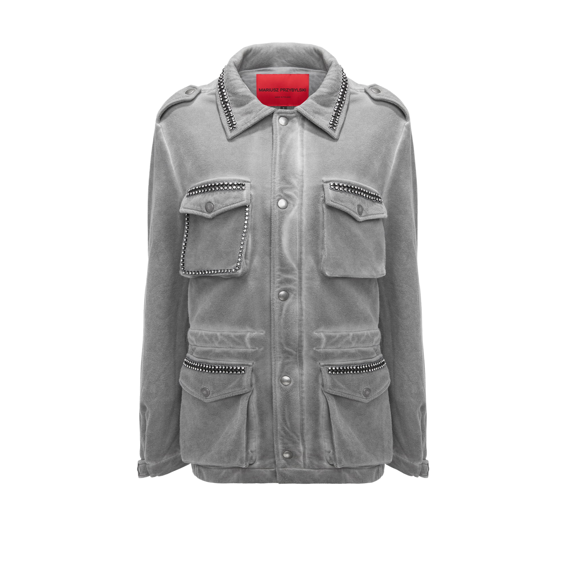 mariusz-przybylski-upcycling-jacke-damen-statement image 1