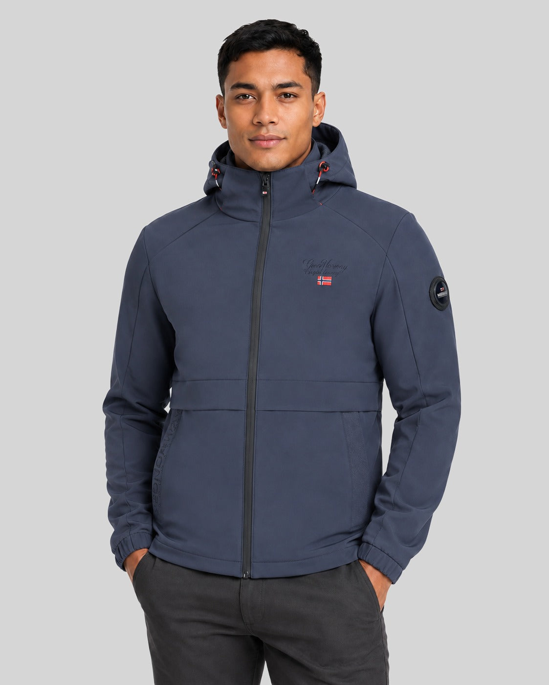 geographical-norway-birado-jacke-herren-schwarz-bergangsjacke-kapuze image 5
