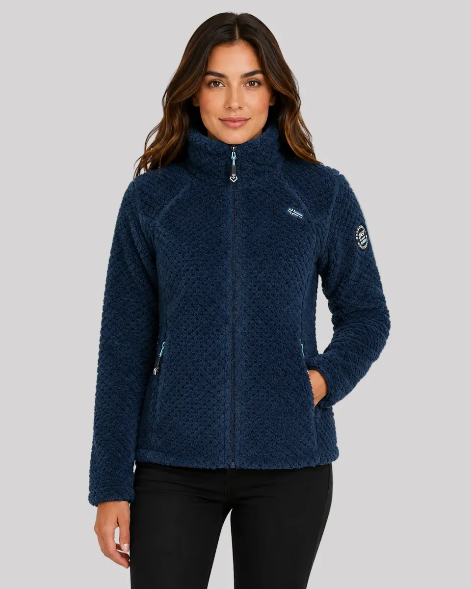 geographical-norway-tropezienne-damen-fleecejacke-marine image 1