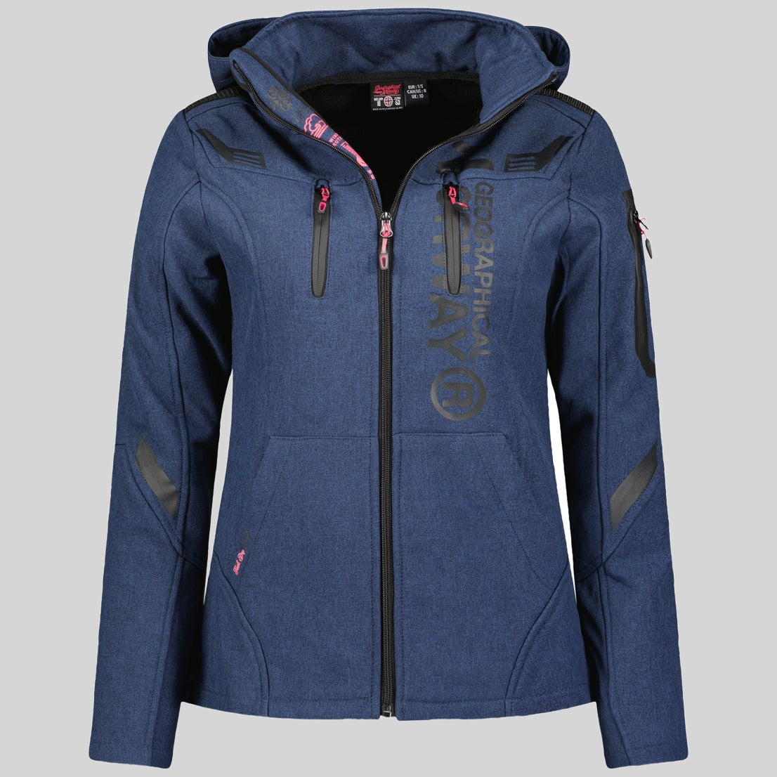 geographical-norway-truffe-softshelljacke-damen-marine image 1