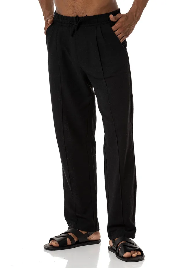 redbridge-hosen-herren-leinenhose-ecru-weit-m4319 image 1