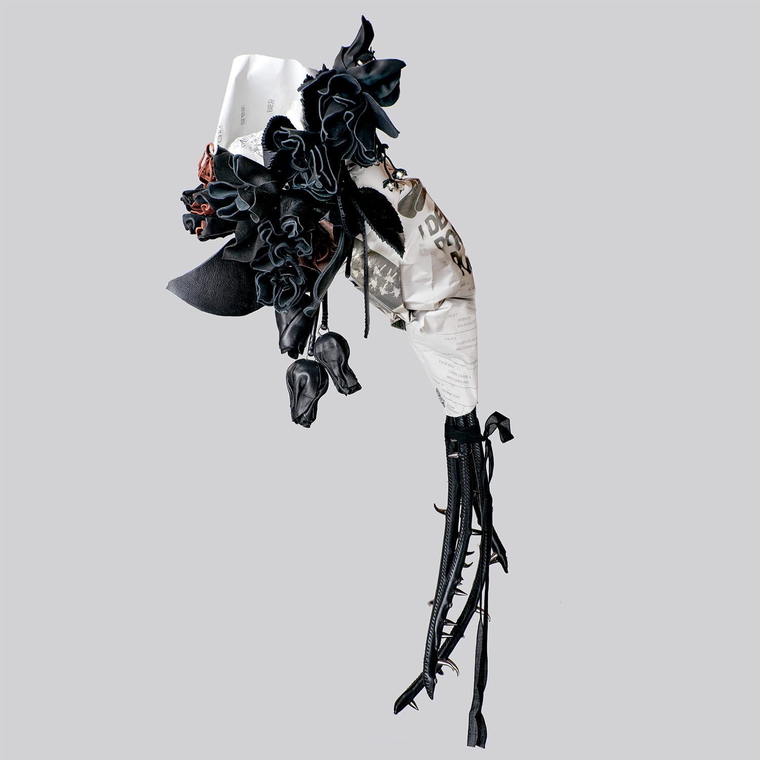milk-of-lime-leather-bouquet-lederstrau-made-to-order image 1