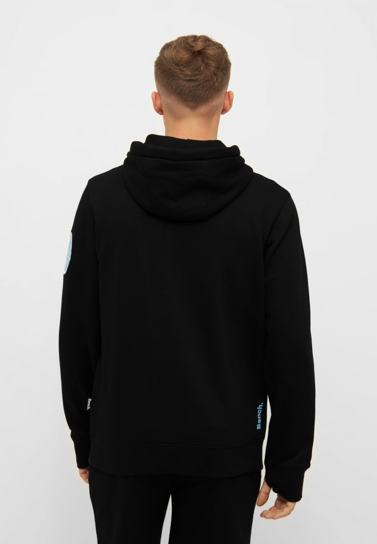 bench-carto-hoodie-herren-black-varsity-print image 3