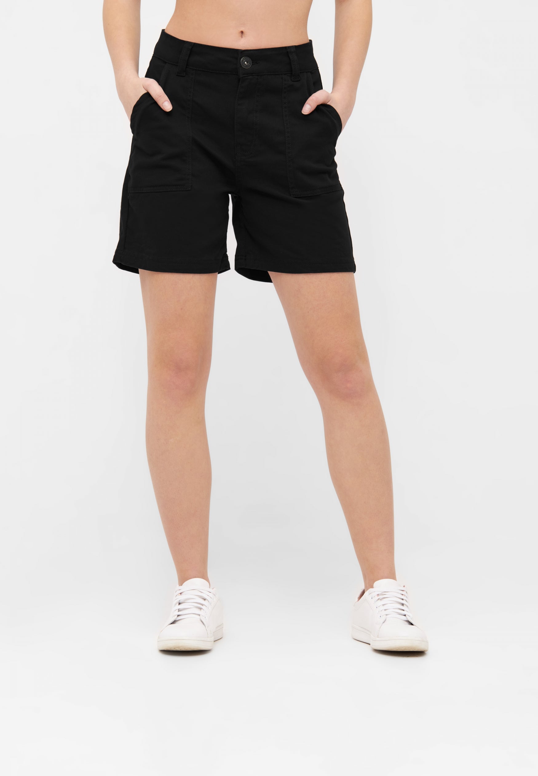bench-kannon-shorts-damen-black-mit-taschen image 2