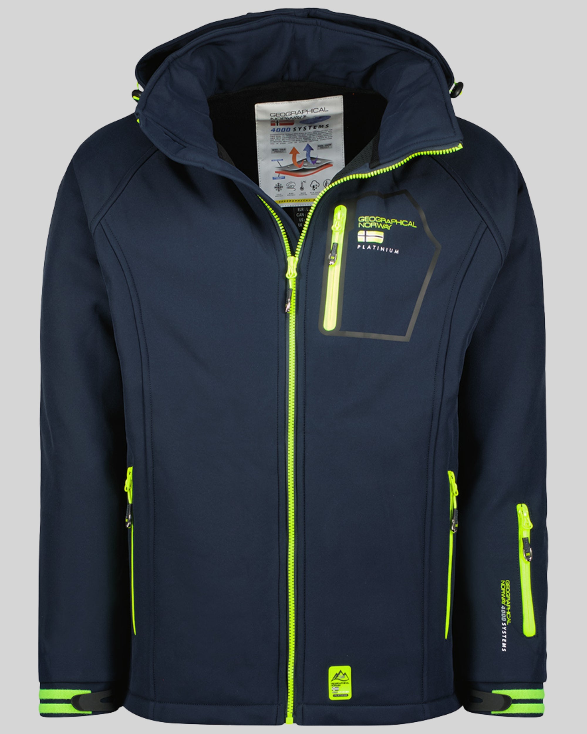 geographical-norway-riziere-herren-softshelljacke-abnehmbare-kapuze-marine-s image 5