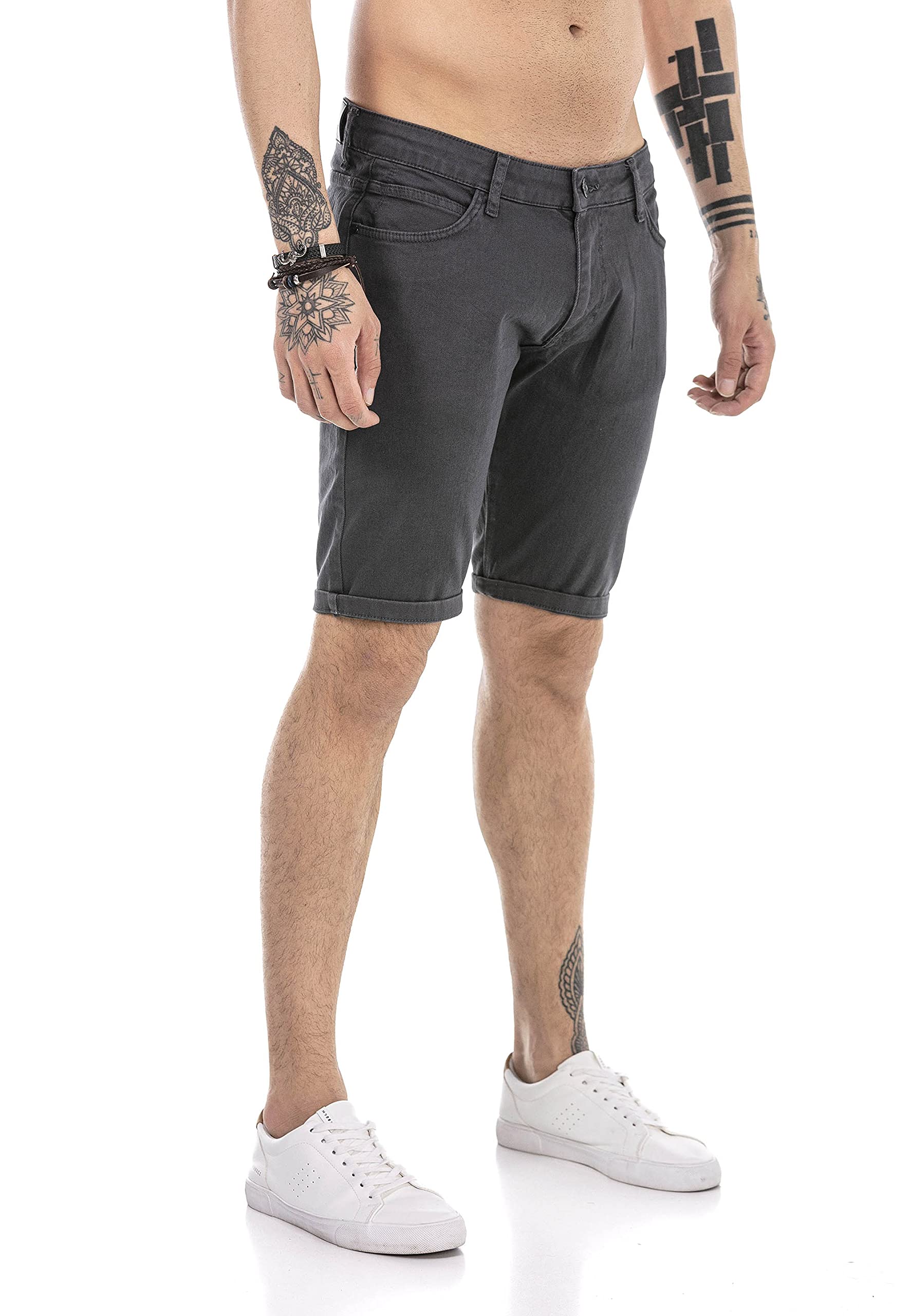 redbridge-shorts-herren-jeans-shorts-chino-look-blau image 1