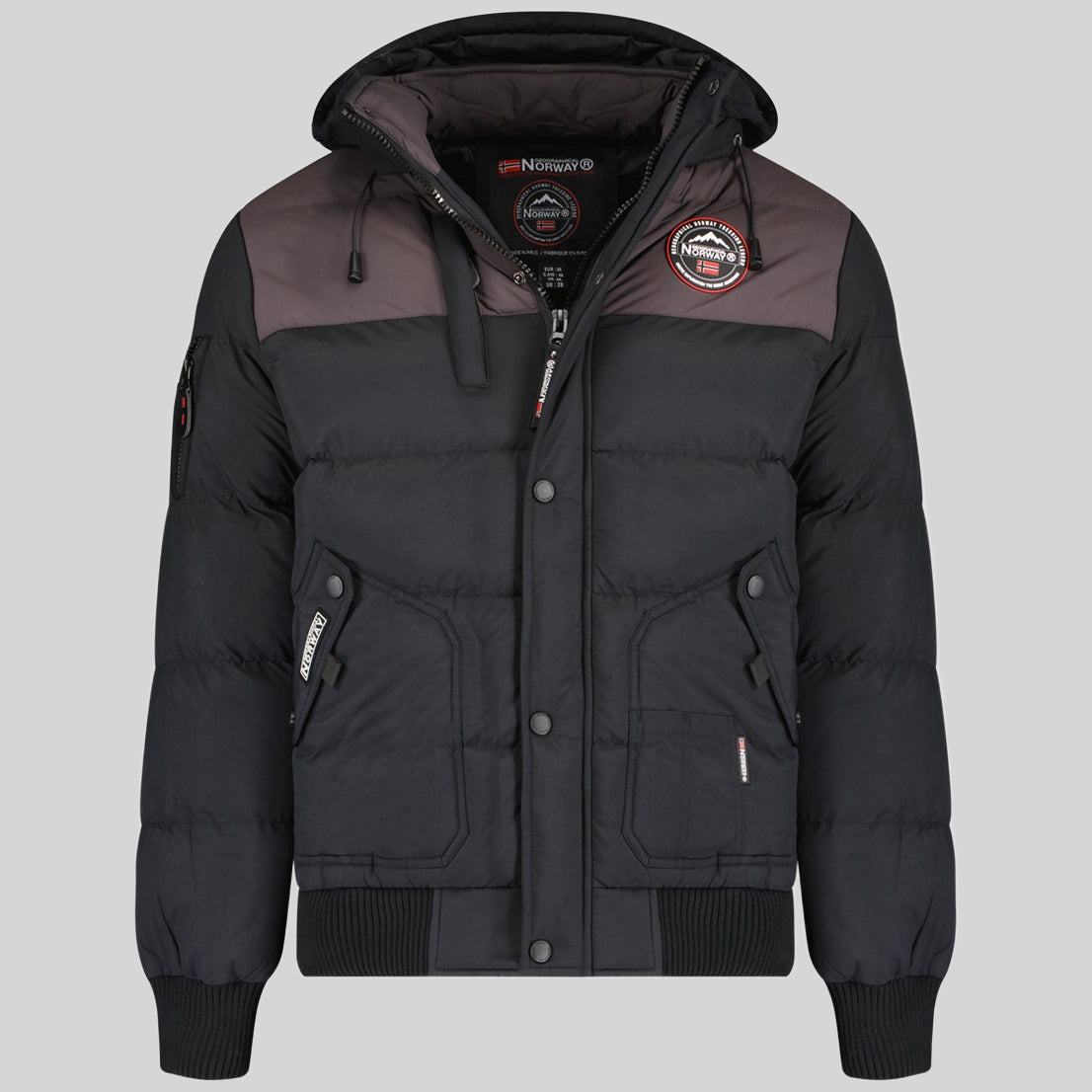 geographical-norway-volva-parka-herren-schwarz-wattiert image 8
