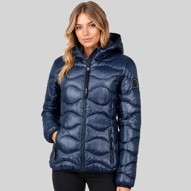 geographical-norway-buby-steppjacke-damen-marine-kapuze image 1
