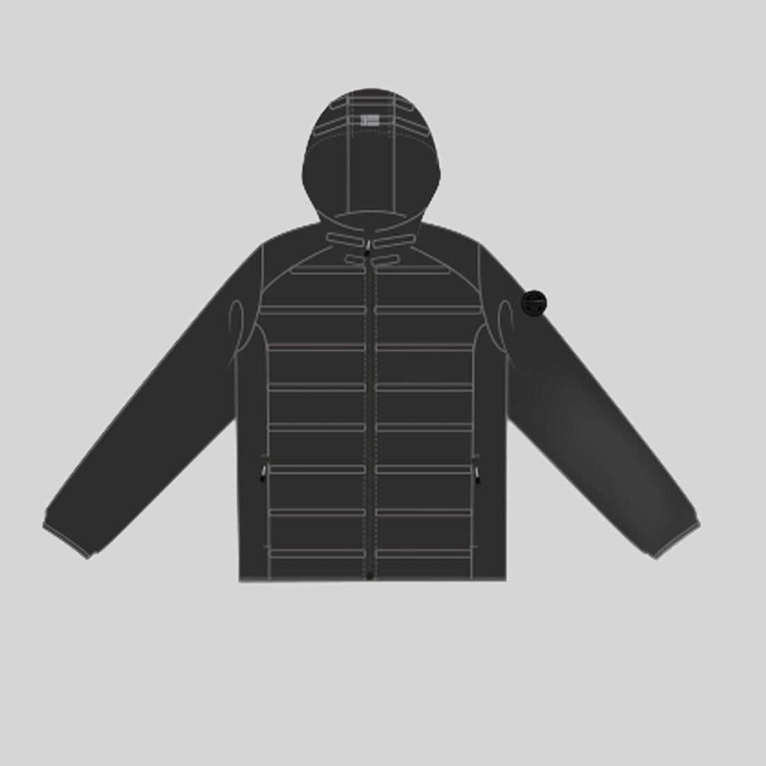 geographical-norway-douai-herren-steppjacke-schwarz-leicht image 7