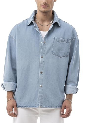 redbridge-hemden-oversize-denim-overshirt-hellblau-druckkn-pfe image 8