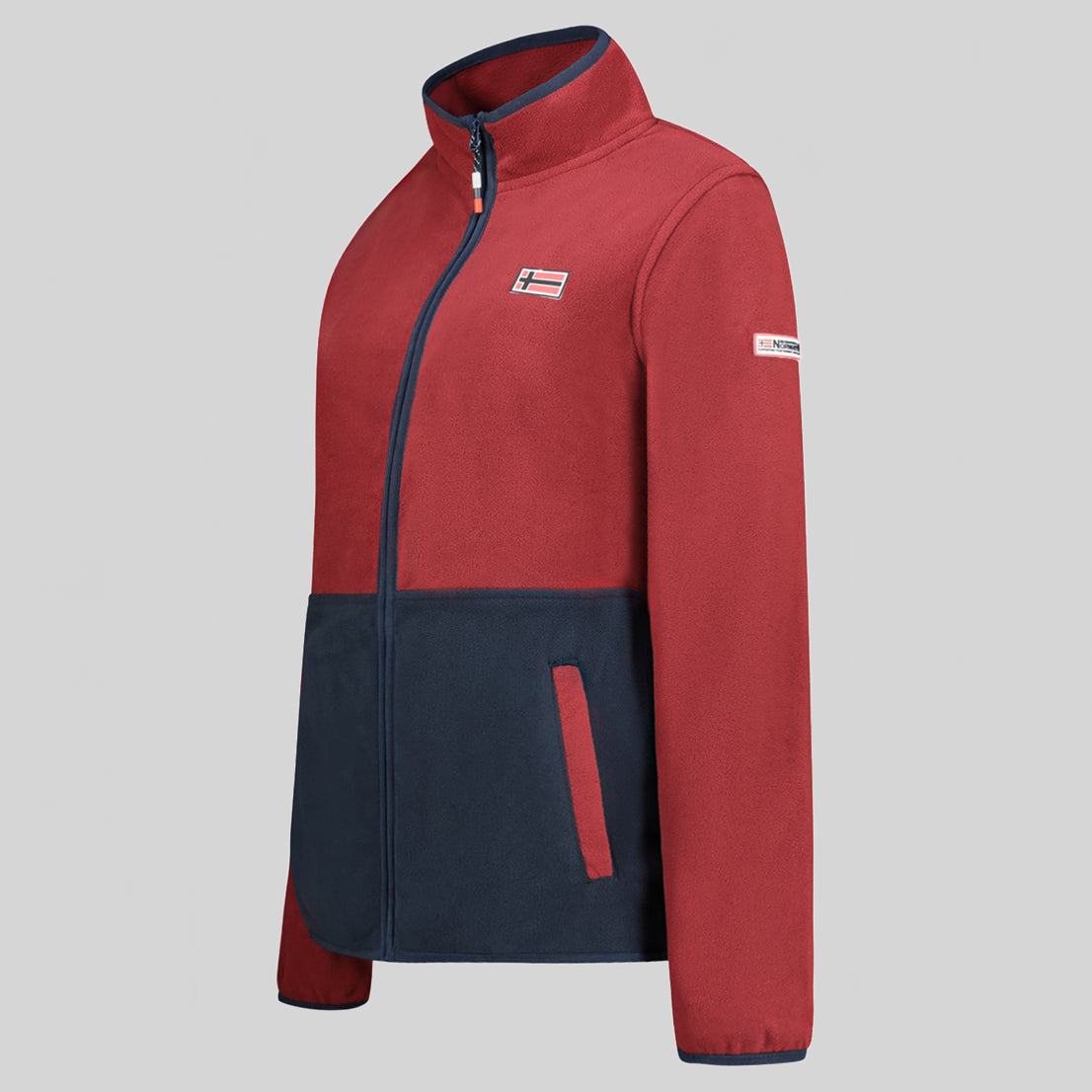 geographical-norway-touki-fz-fleecejacke-damen-bordeaux image 4