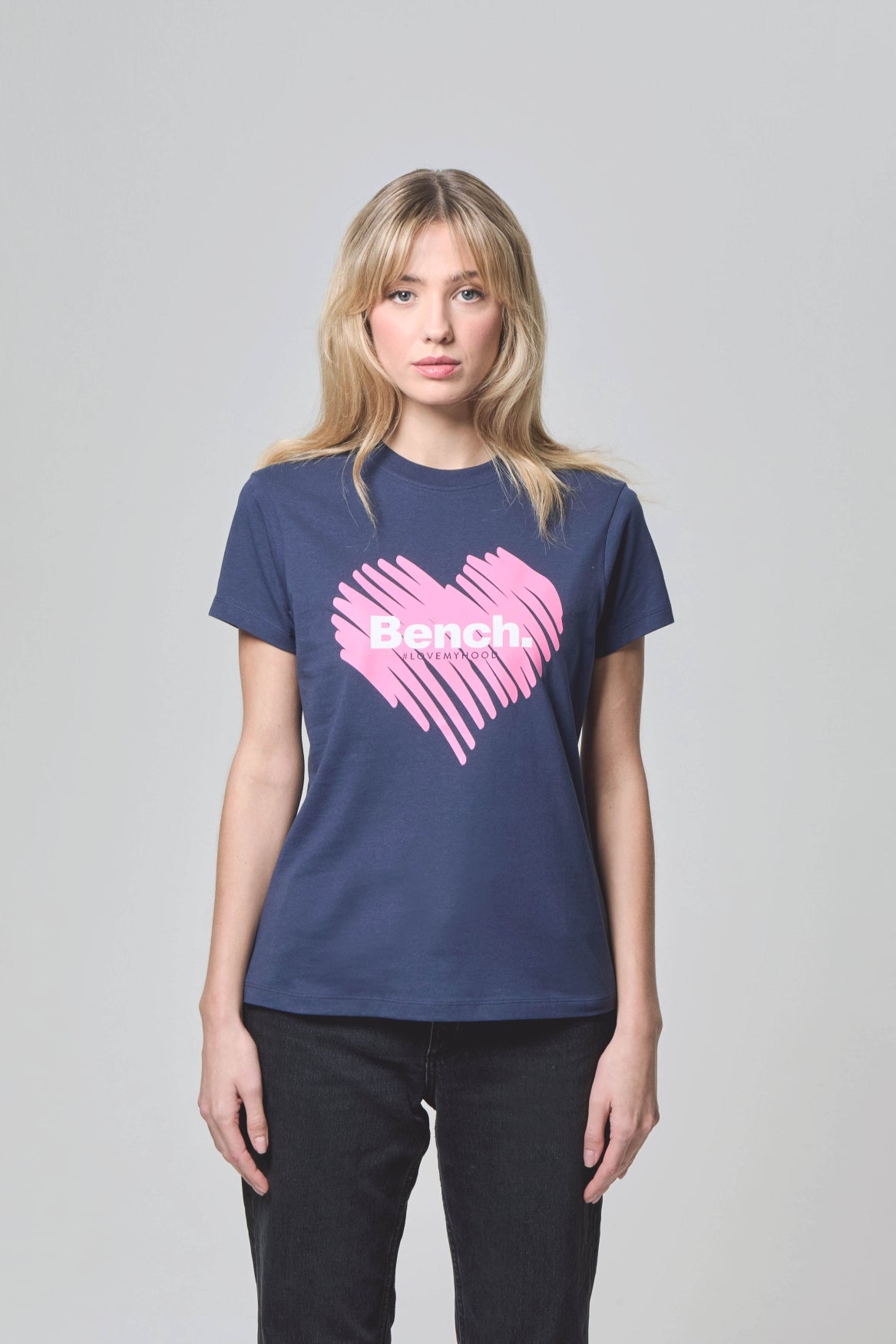 bench-miao-damen-t-shirt-violet-herz-figurbetont-baumwolle image 7