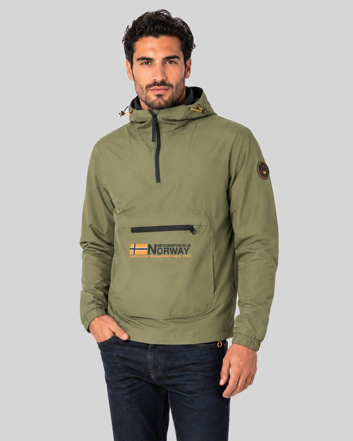 geographical-norway-caldera-herren-bergangsjacke-schwarz-kapuze image 6