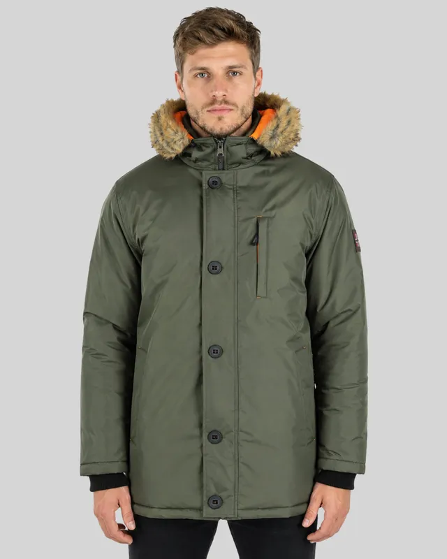 geographical-norway-darwin-parka-herren-kaki-winter-gef-ttert image 1