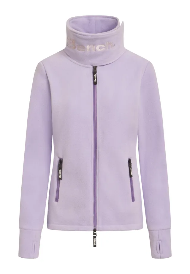 bench-jennae-fleecejacke-damen-navy-funnelneck-retro image 1