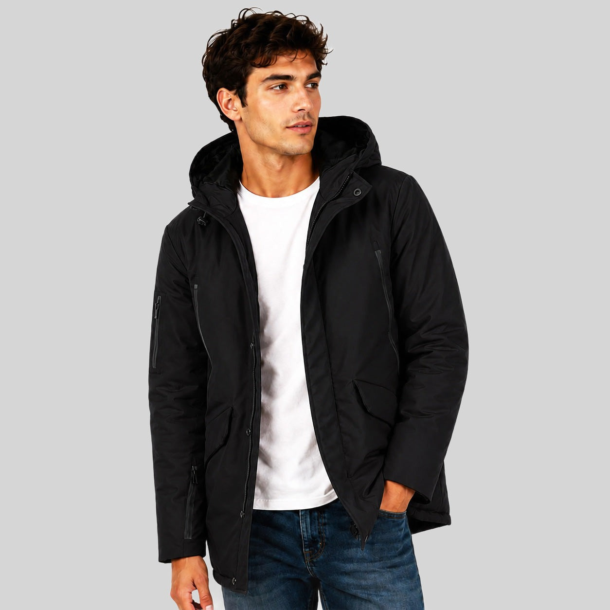 geographical-norway-belier-parka-herren-kaki-warme-winterjacke image 7