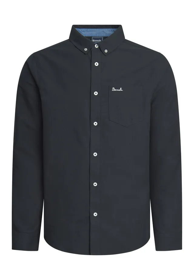 bench-oxford-hemd-herren-black-button-down-regular-fit image 1