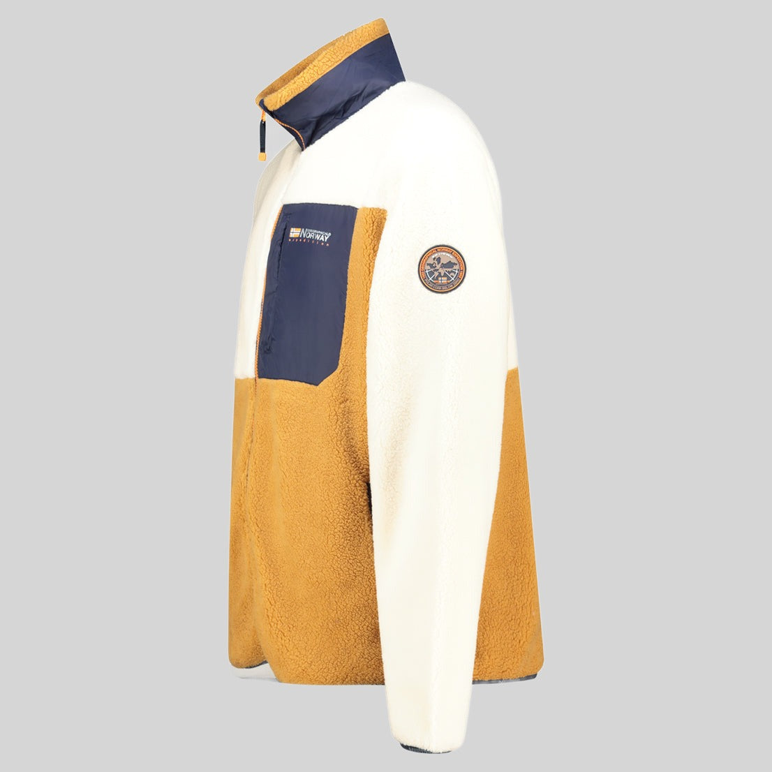 geographical-norway-tarley-herren-fleecejacke-ecru-rei-verschluss image 5