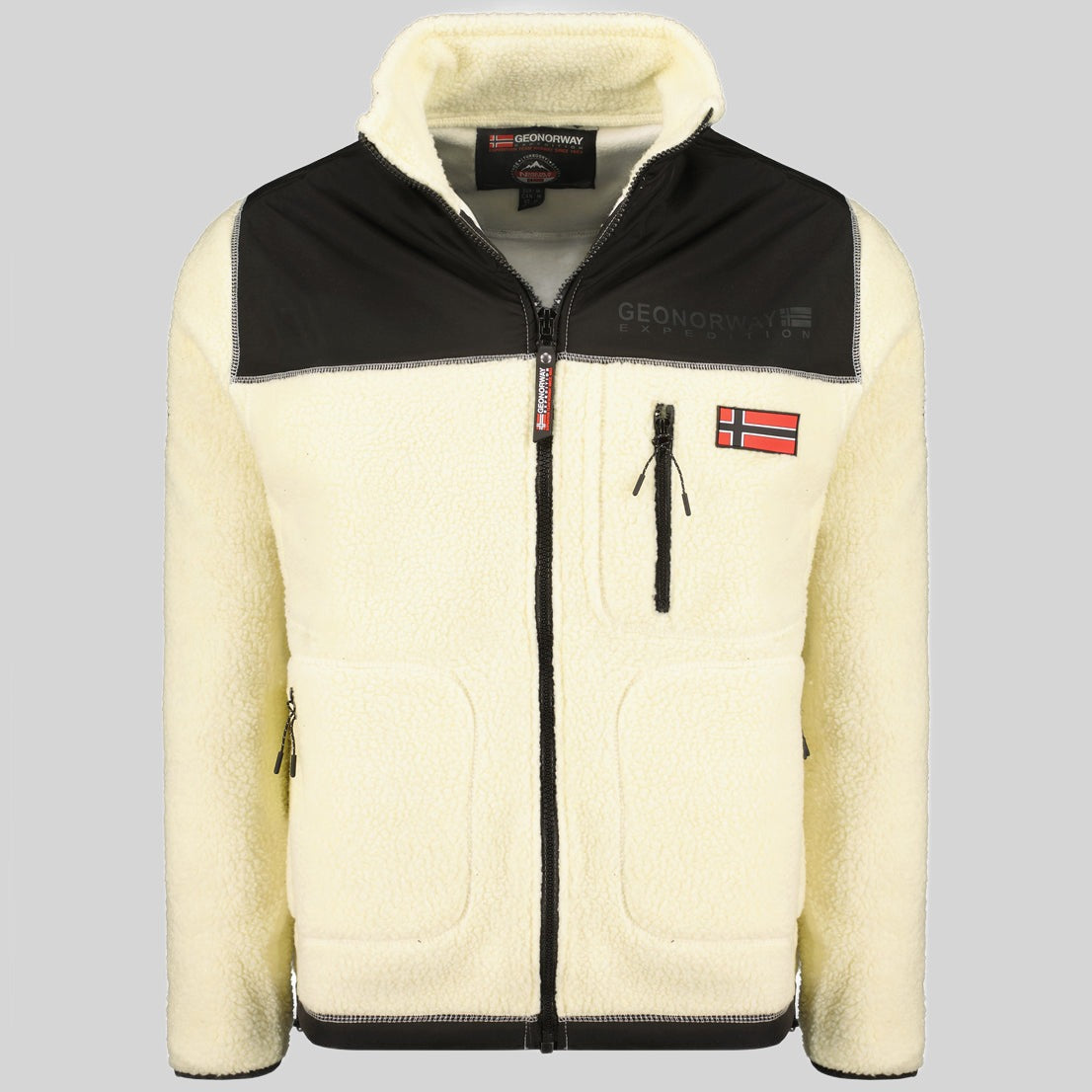 geographical-norway-tuvalu-fleecejacke-herren-wei-taschen image 3