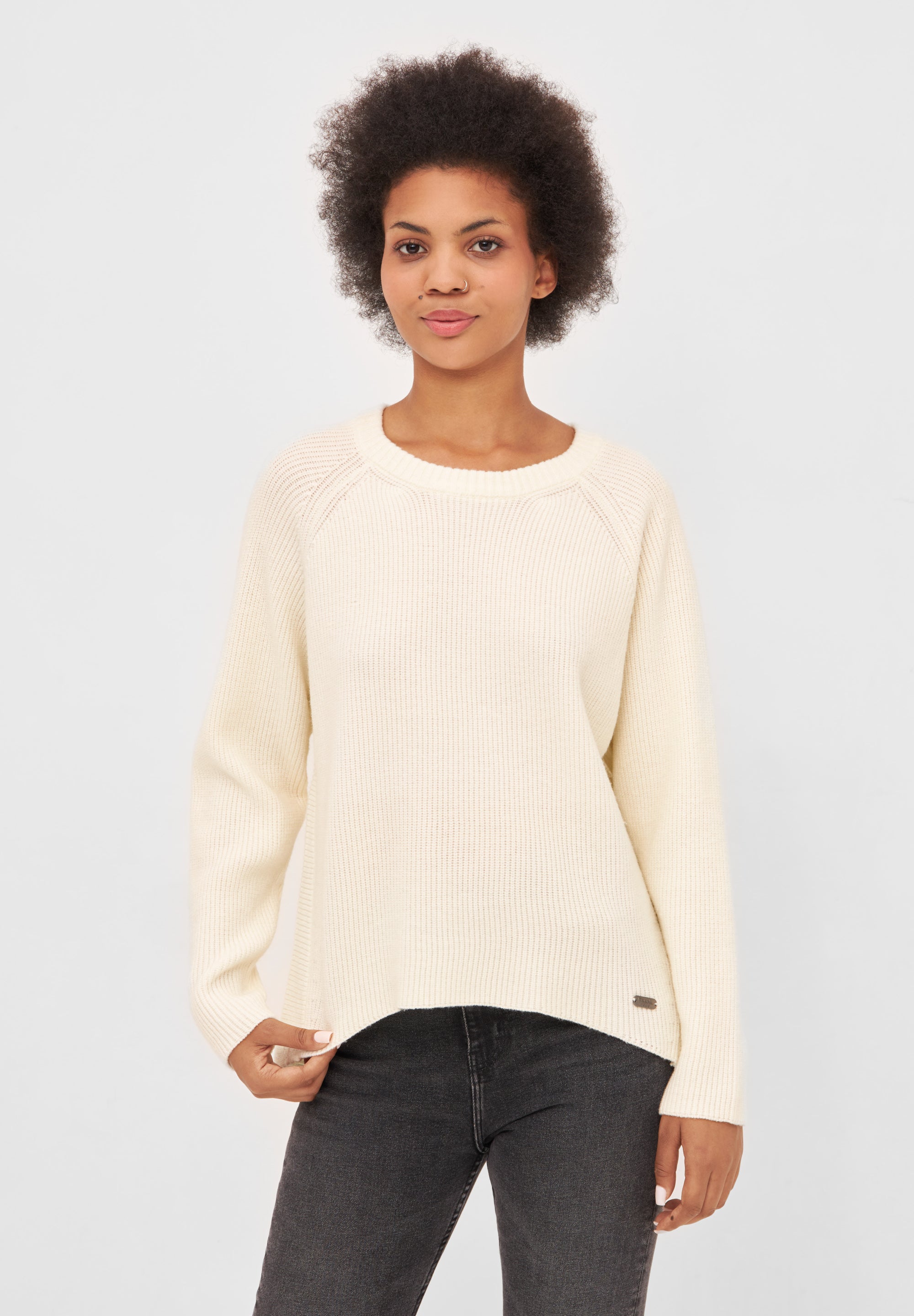 bench-kiruna-strickpullover-damen-schwarz-rundhals-regular image 2