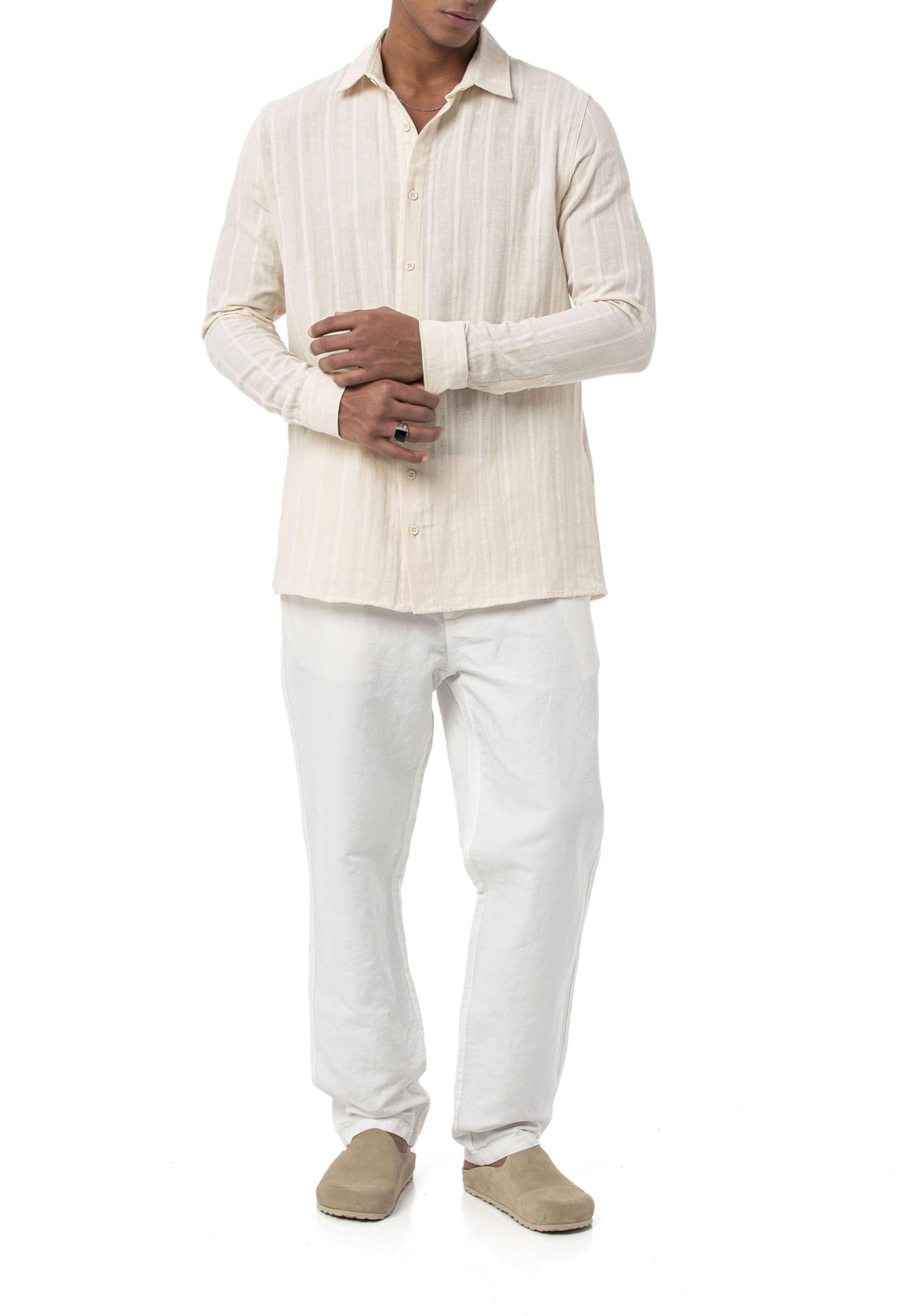 redbridge-hemden-herren-leinenhemd-baumwolle-casual image 5