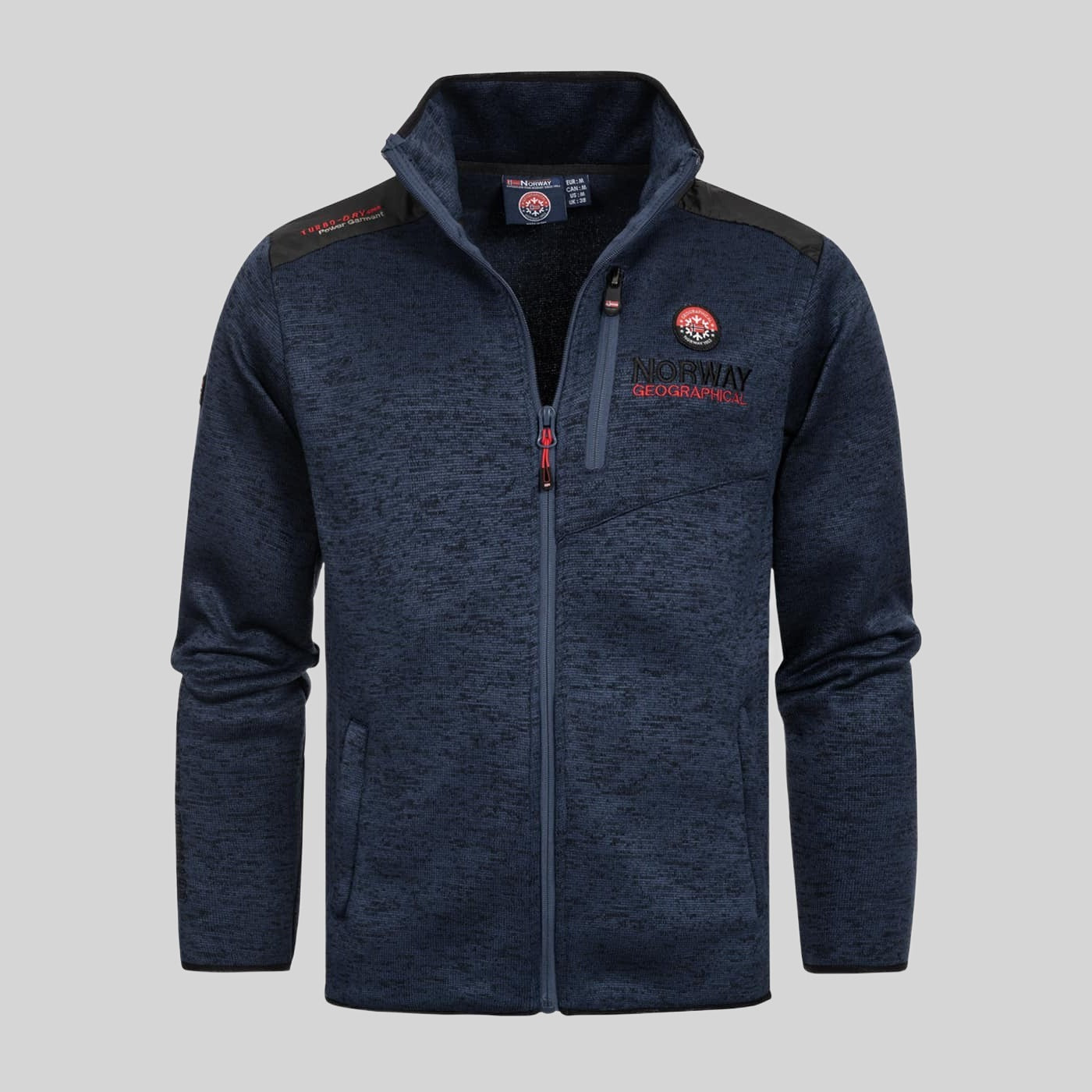geographical-norway-tavid-herren-fleece-marine-fleecejacke image 2