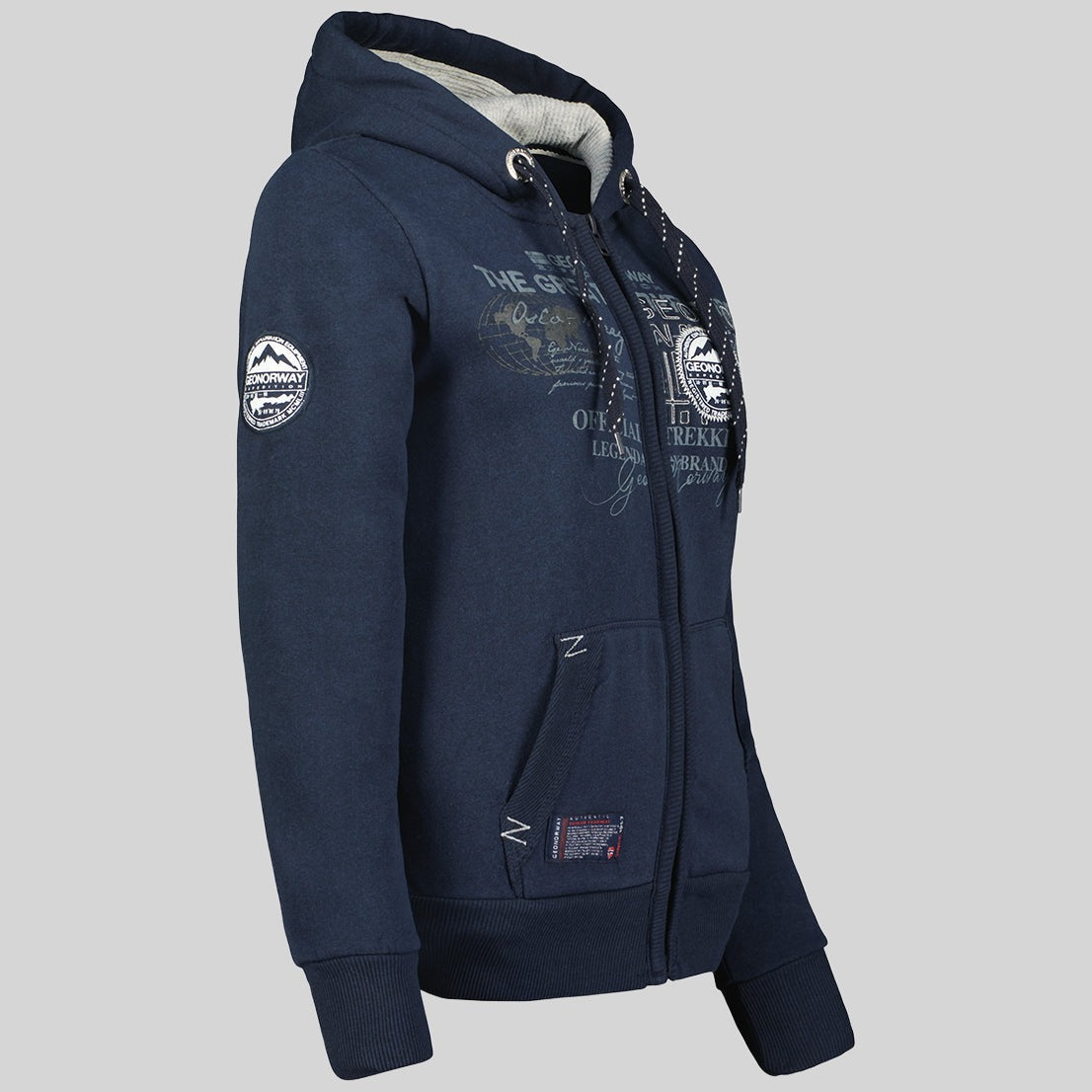 geographical-norway-goresun-hoodie-damen-marine-kapuze image 3