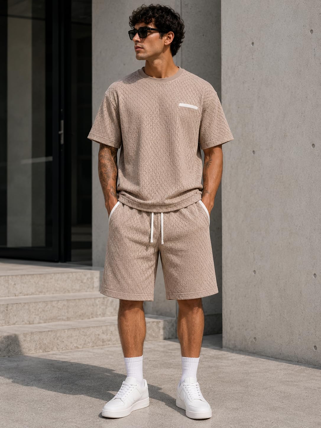 redbridge-sommer-set-t-shirt-shorts-zweiteiler-xl-wei image 7