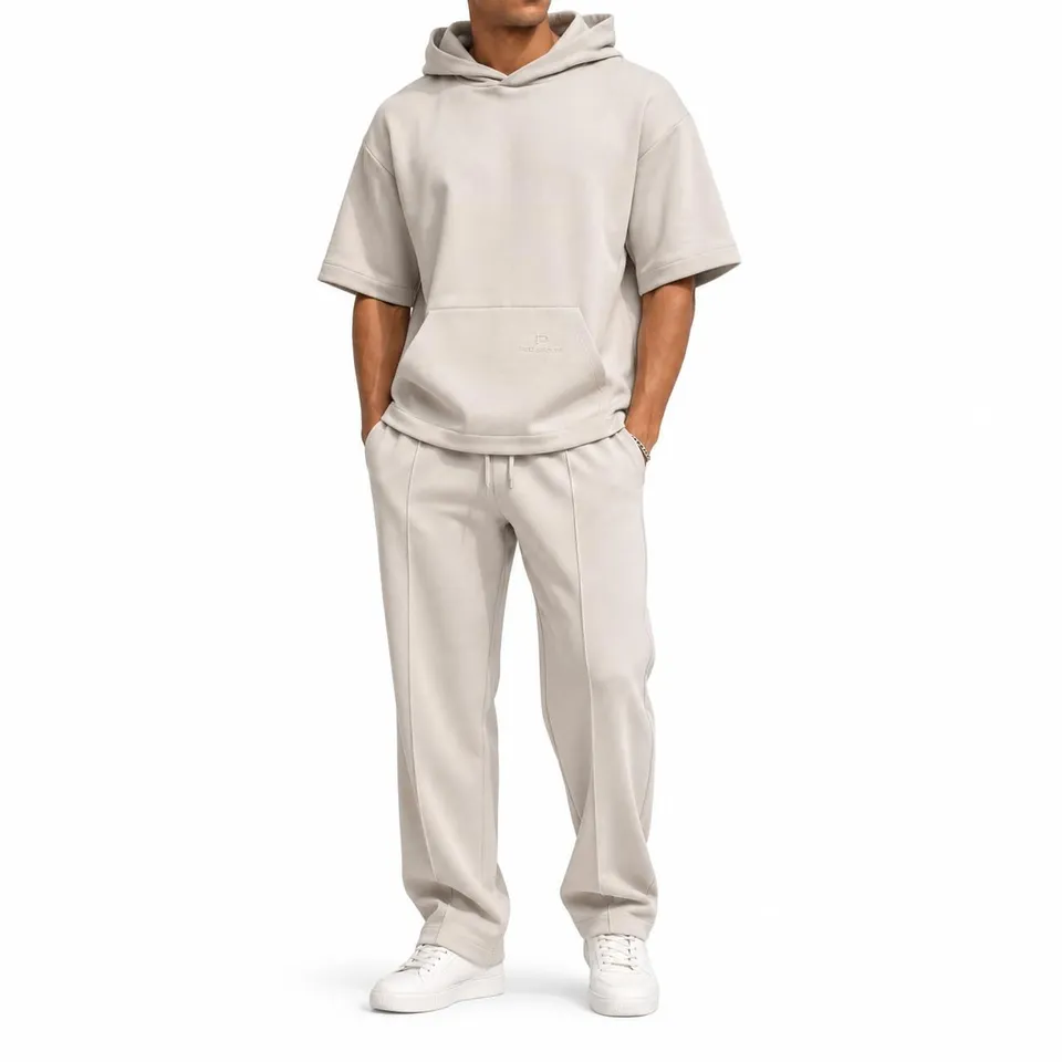 redbridge-basic-jogginganzug-t-shirt-hose-set-herren-grau image 1
