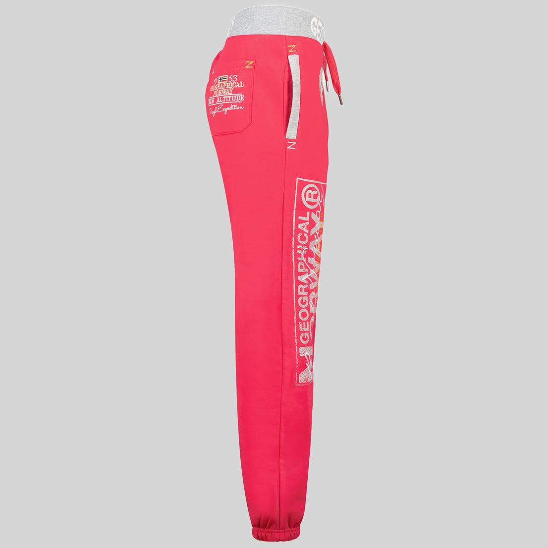 geographical-norway-myer-jogginghose-damen-schwarz-norway-print image 6