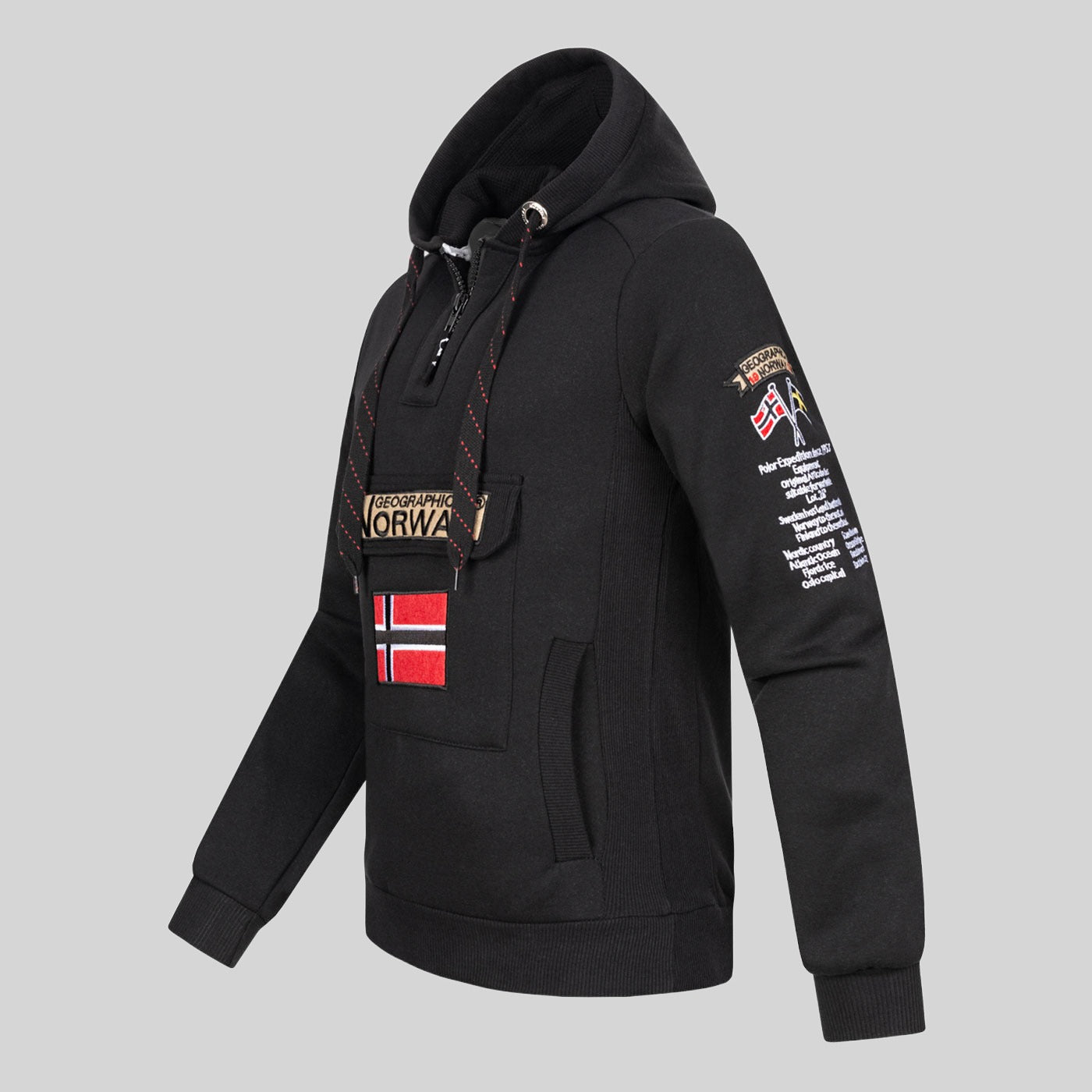 geographical-norway-gymclass-hoodie-herren-schwarz-baumix image 4