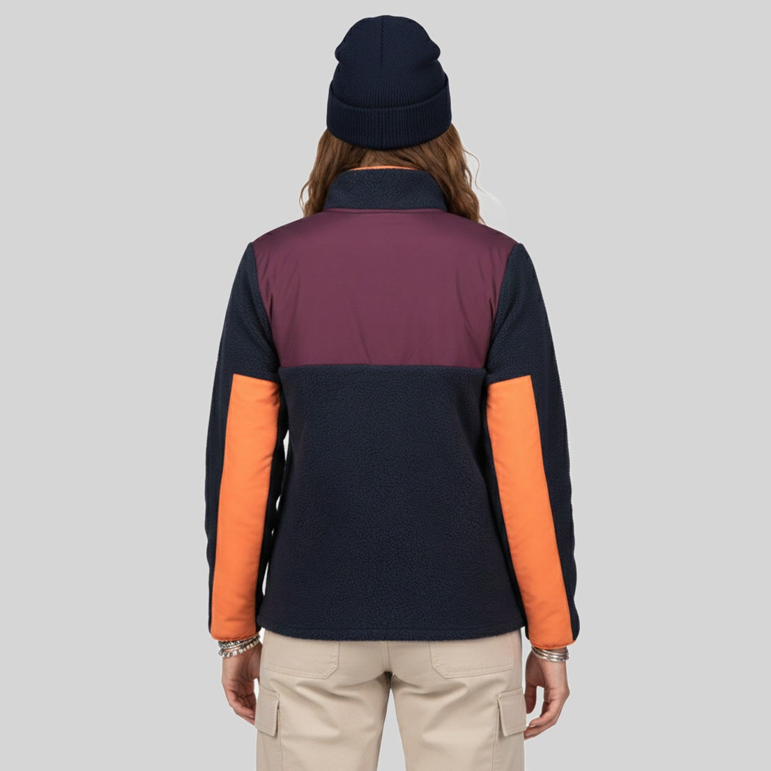geographical-norway-uriel-hz-fleecejacke-damen-marine-halbzip image 2