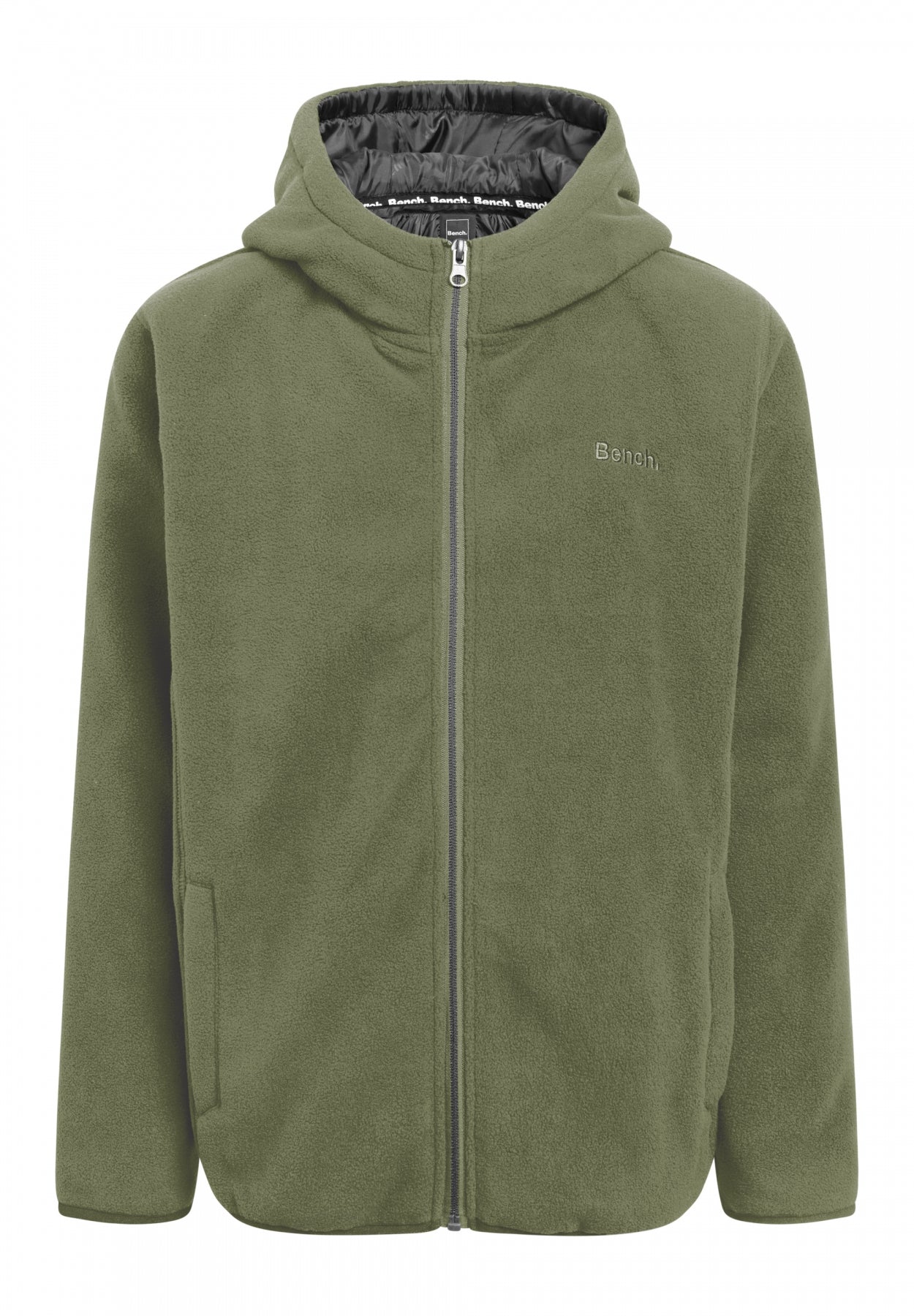 bench-draken-b-kinder-fleecejacke-khaki-reiverschluss image 4
